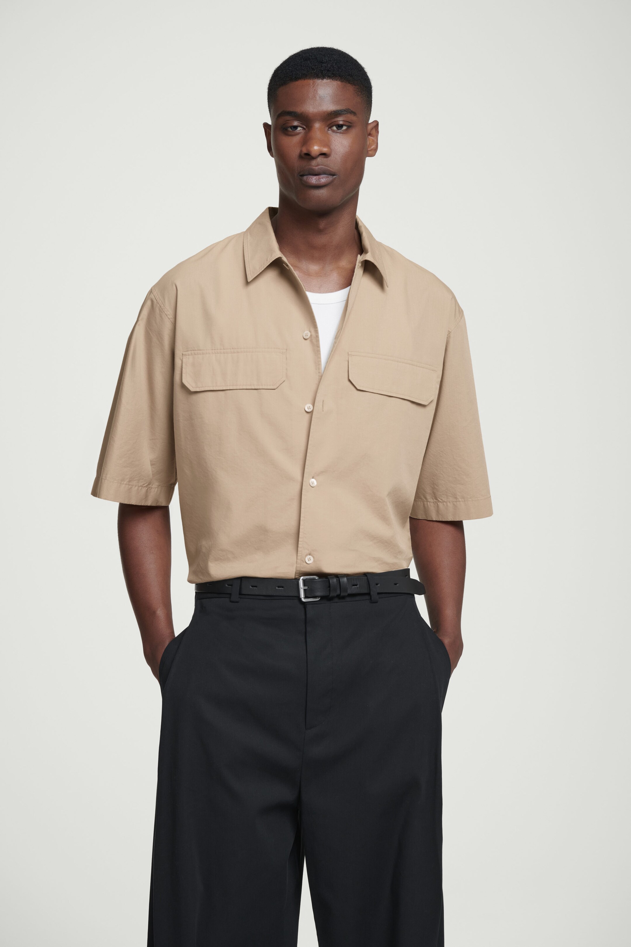 FLAP-POCKET UTILITY SHIRT