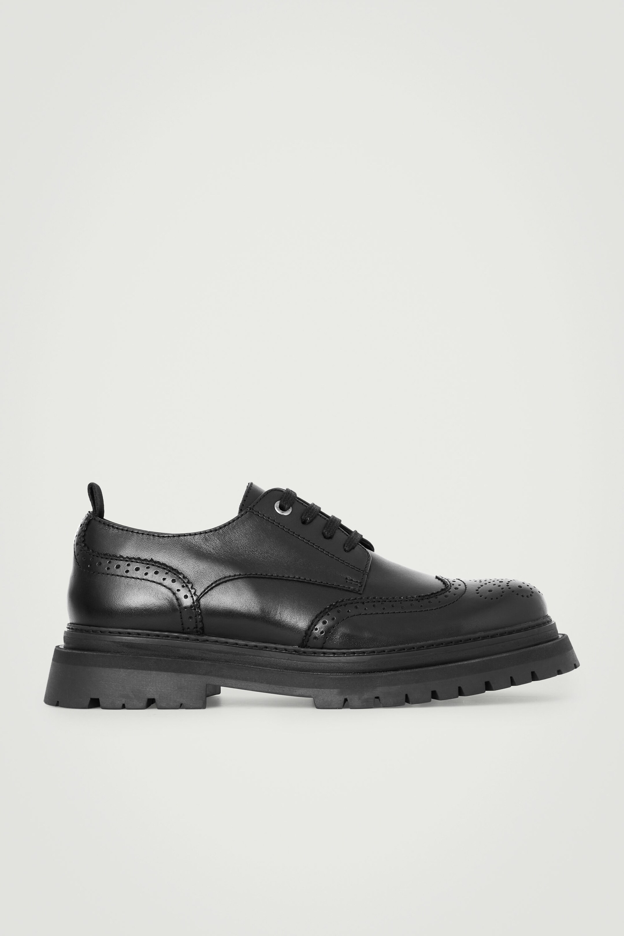 CHUNKY LEATHER DERBY BROGUES