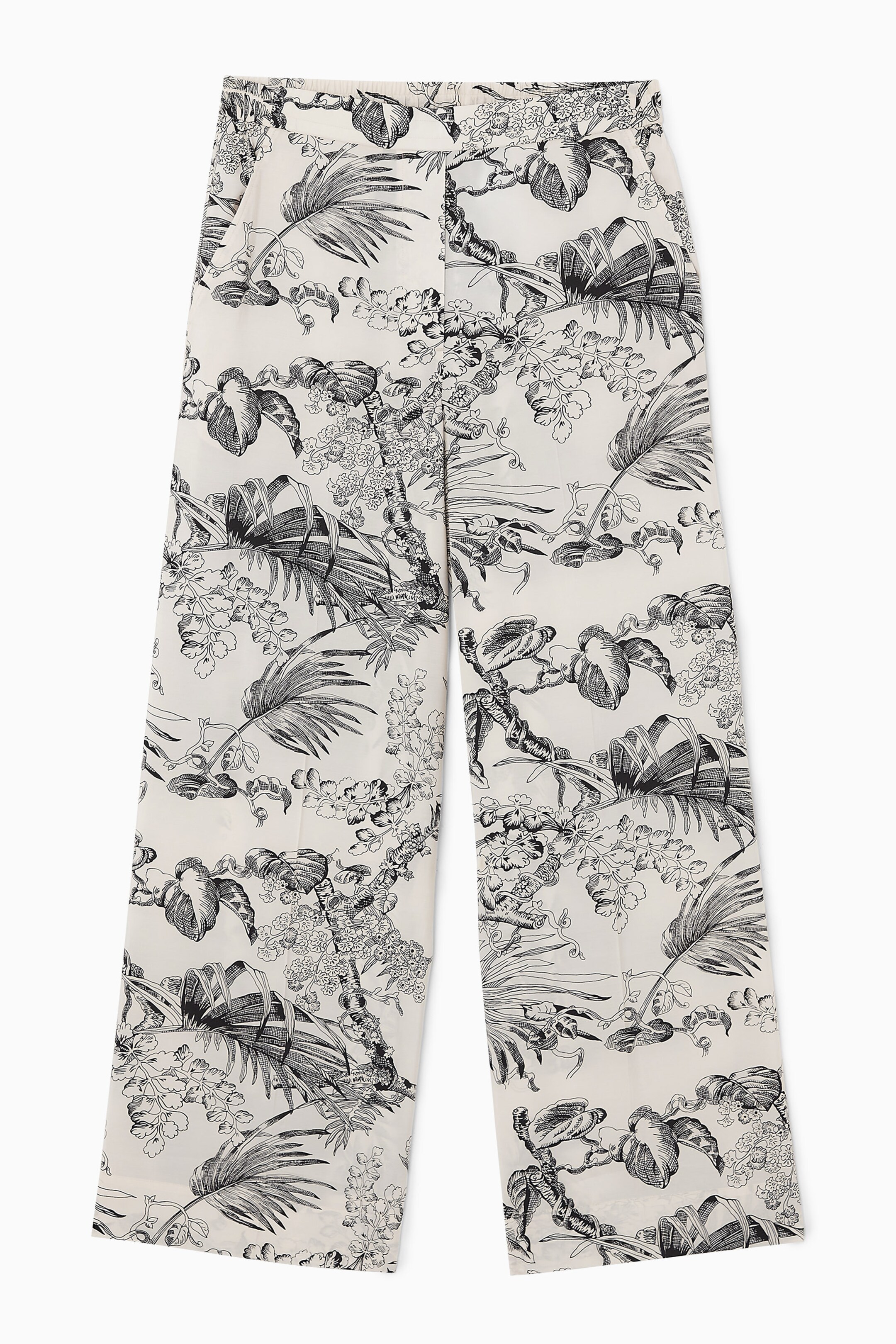 HOSE MIT BOTANISCHEM PRINT