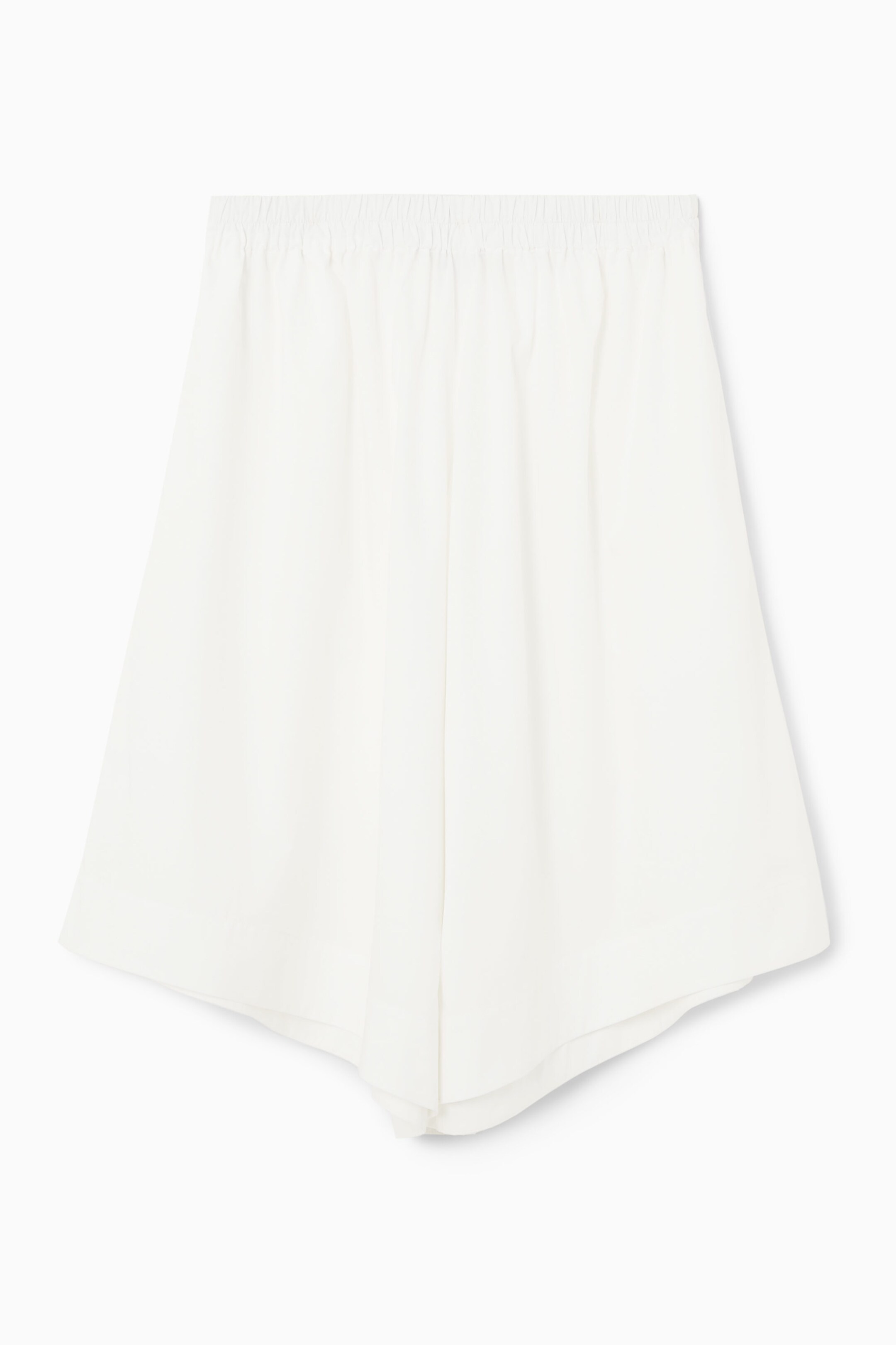 GATHERED WIDE-LEG SHORTS