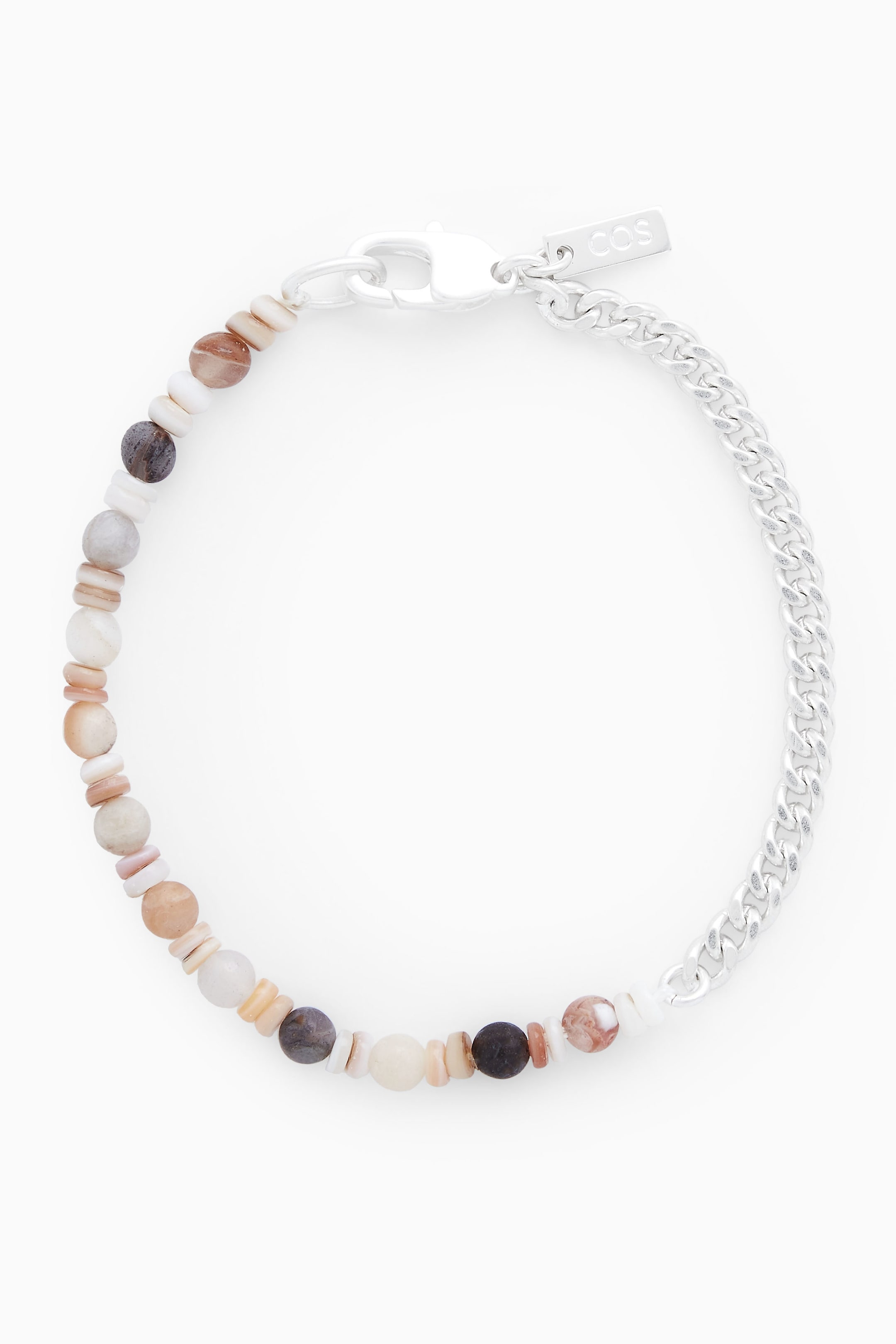 SEMI-PRECIOUS STONE CHAIN BRACELET