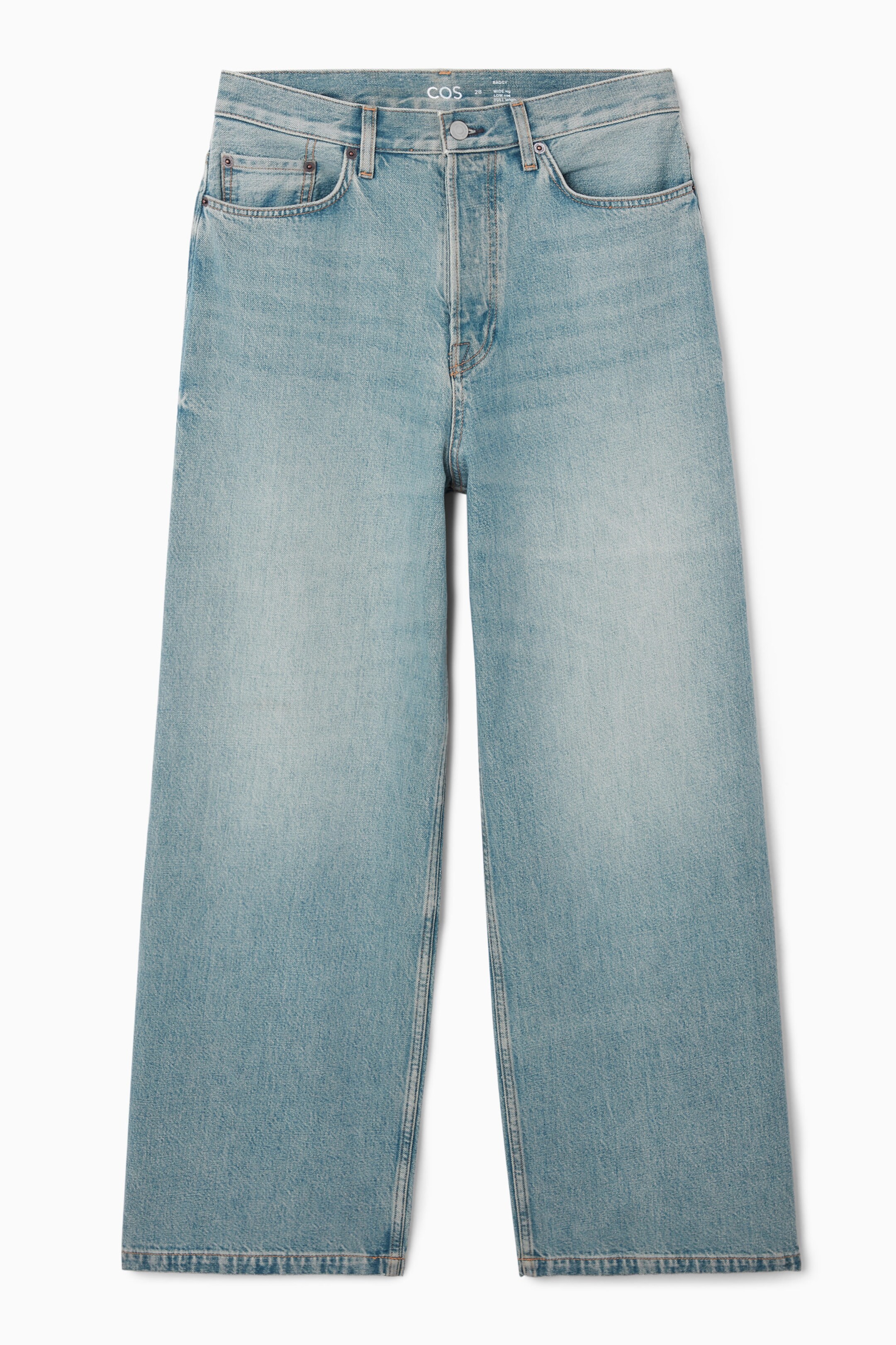 VOLUME JEANS MIT WEITEM BEIN