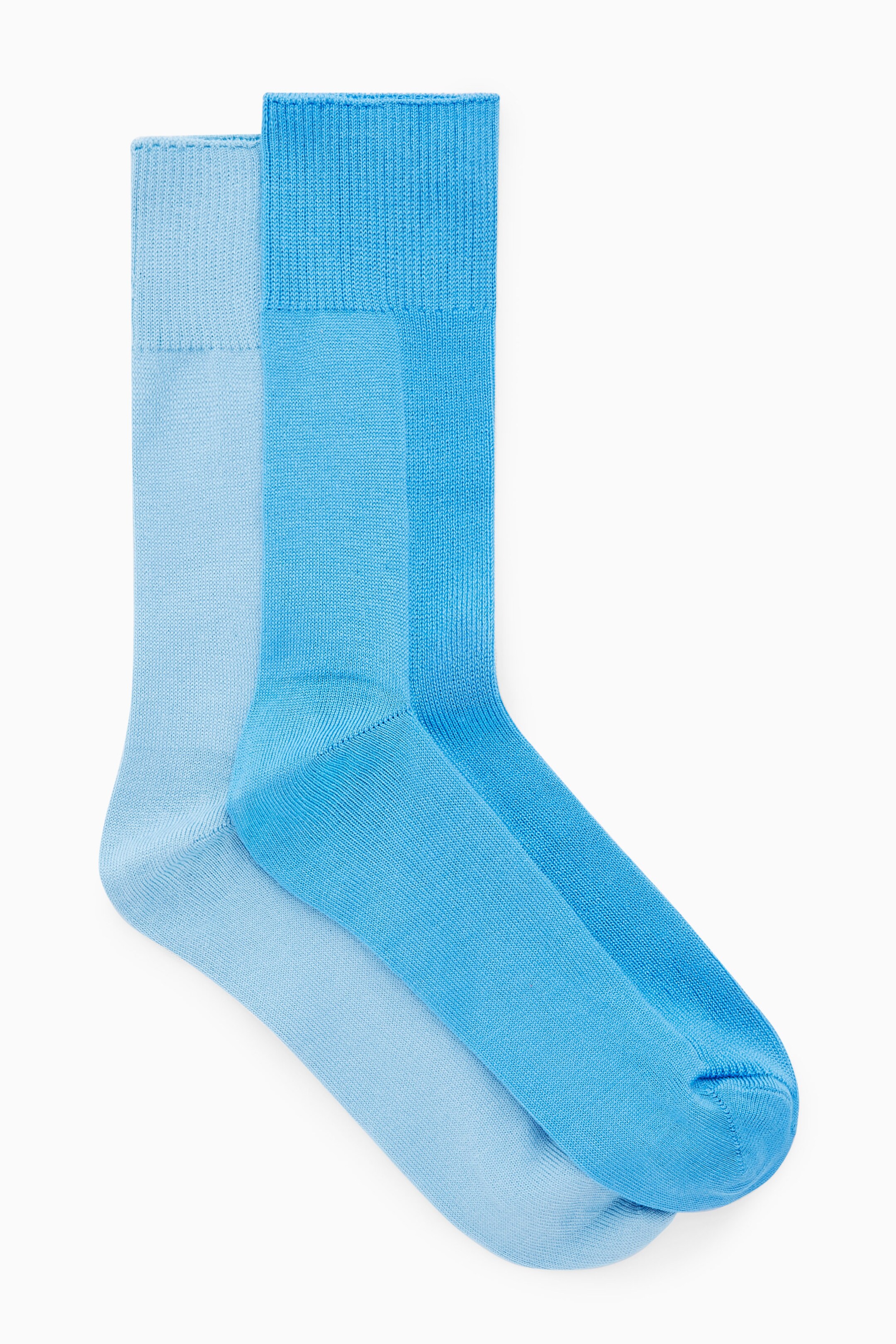 2-PACK RIBBED PANEL SOCKS