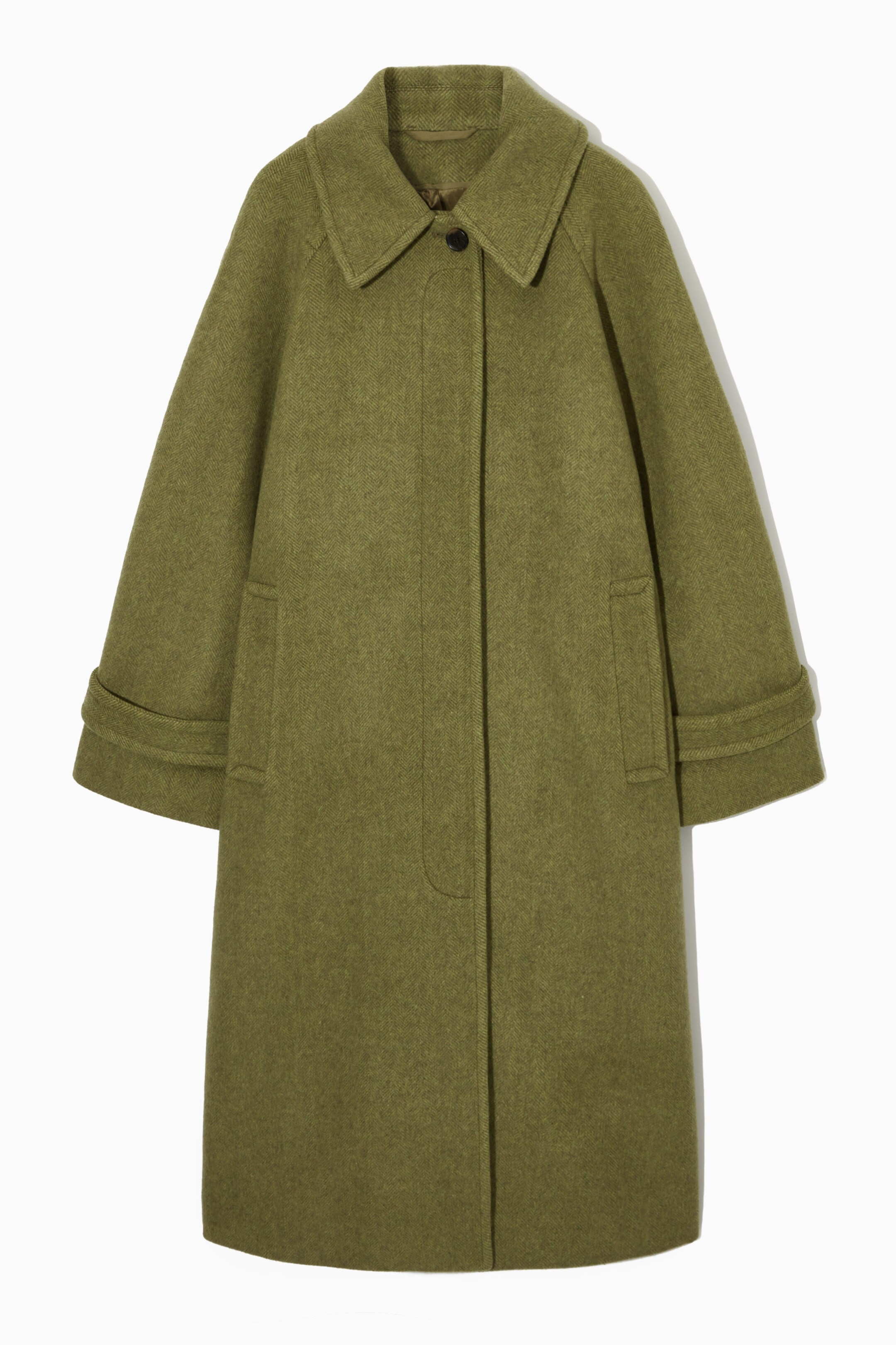 OVERSIZED ROUNDED WOOL COAT