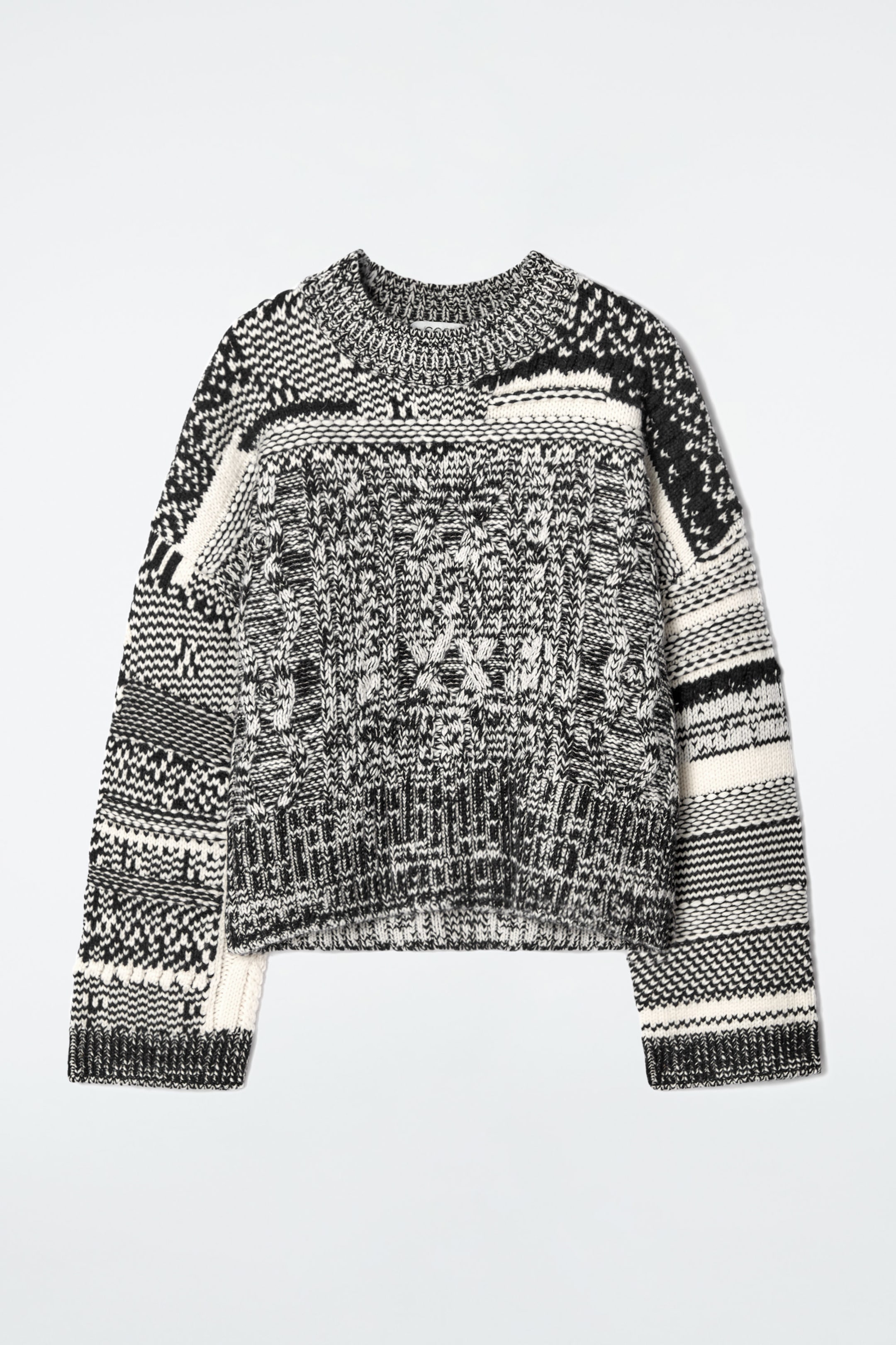 FAIR-ISLE-PULLOVER AUS WOLL-KASCHMIR-MIX