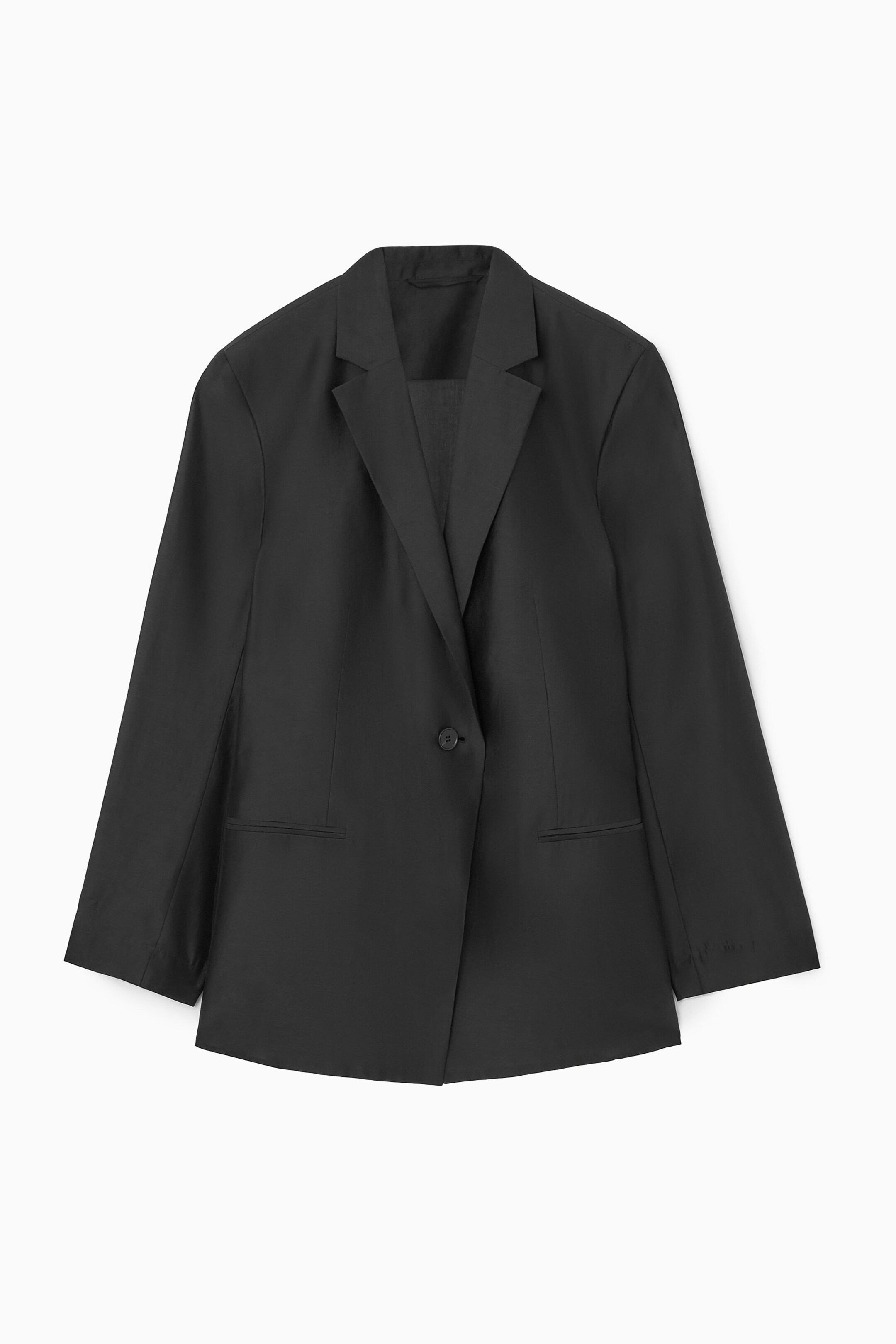 DRAPIERTER BLAZER MIT OFFENER RÜCKENPARTIE