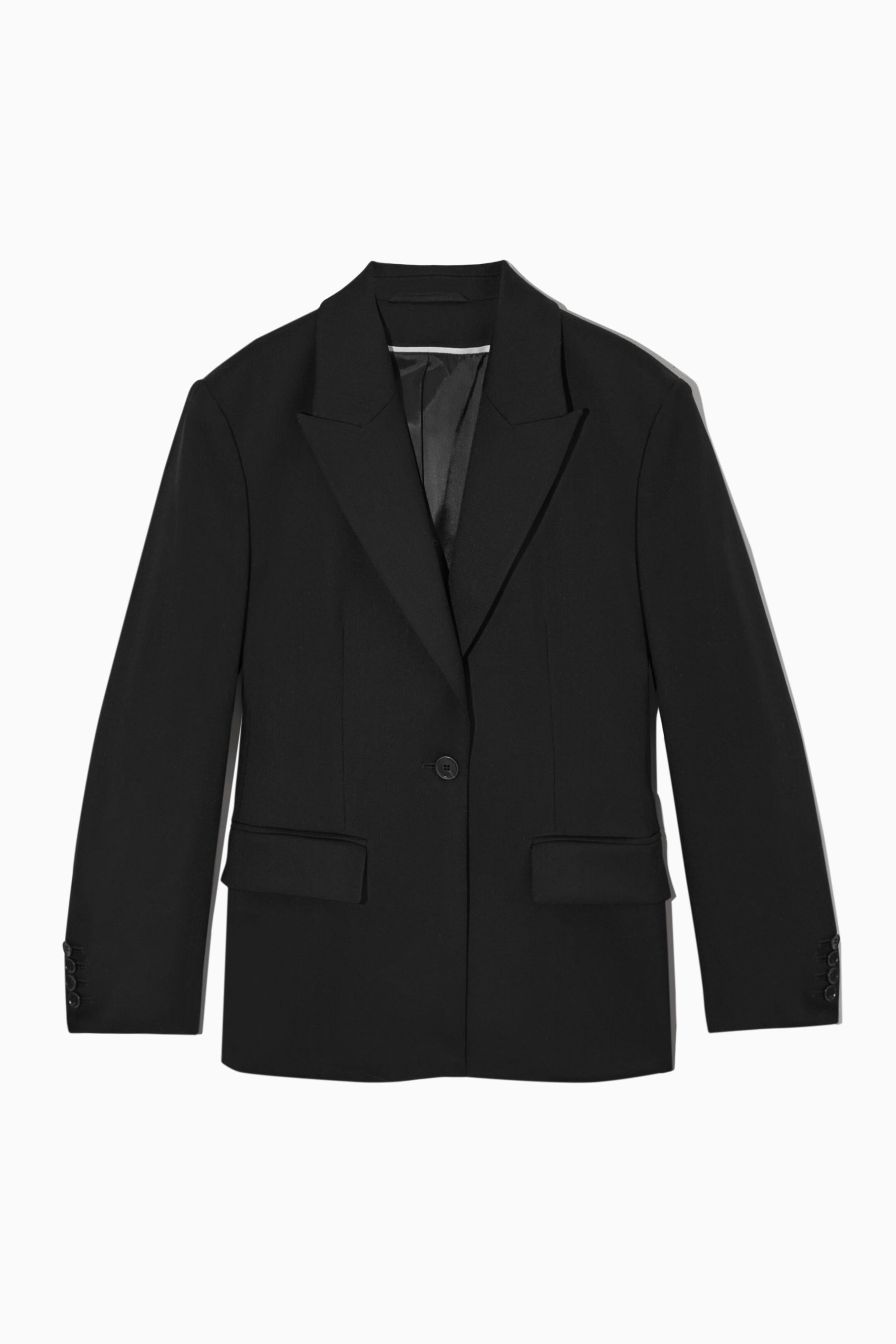 SCHMALER TAILLIERTER BLAZER AUS WOLL-MIX