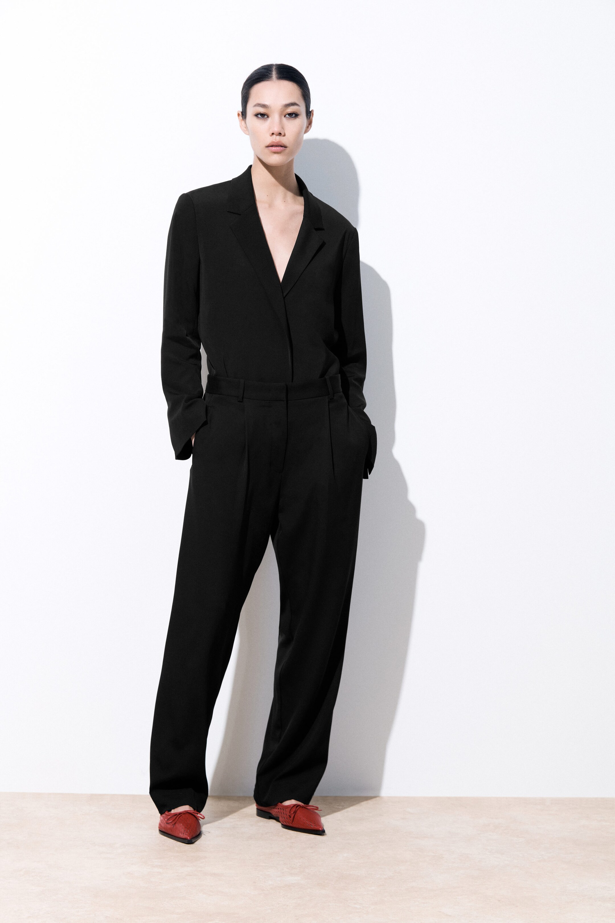 THE FLUID WIDE-LEG TROUSERS