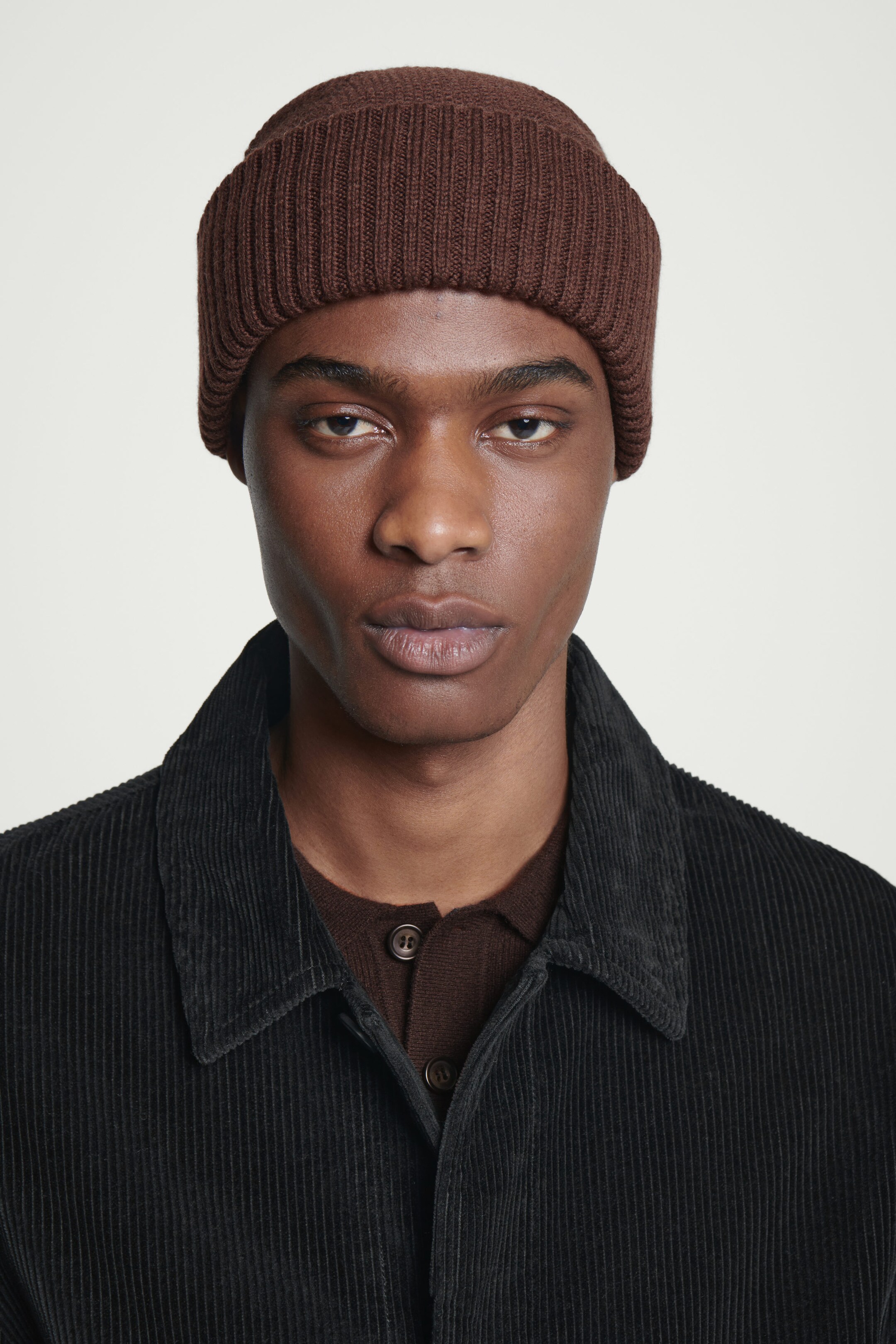 TEXTURED WOOL BEANIE