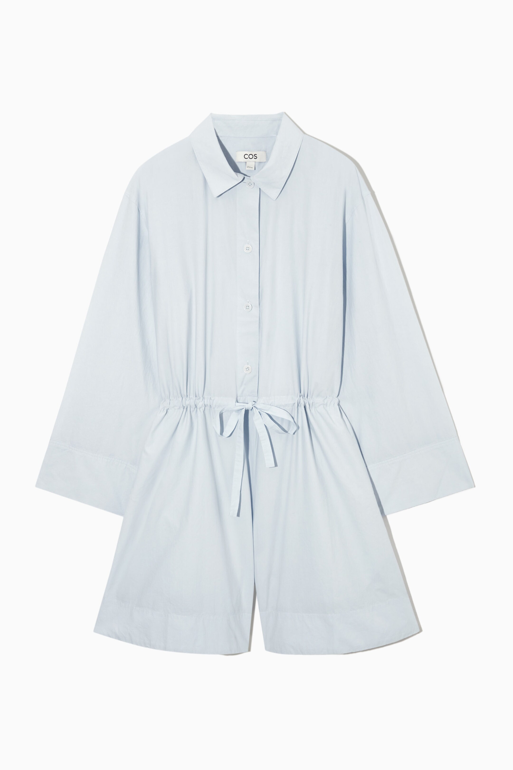 LONGSLEEVED POPLIN PLAYSUIT