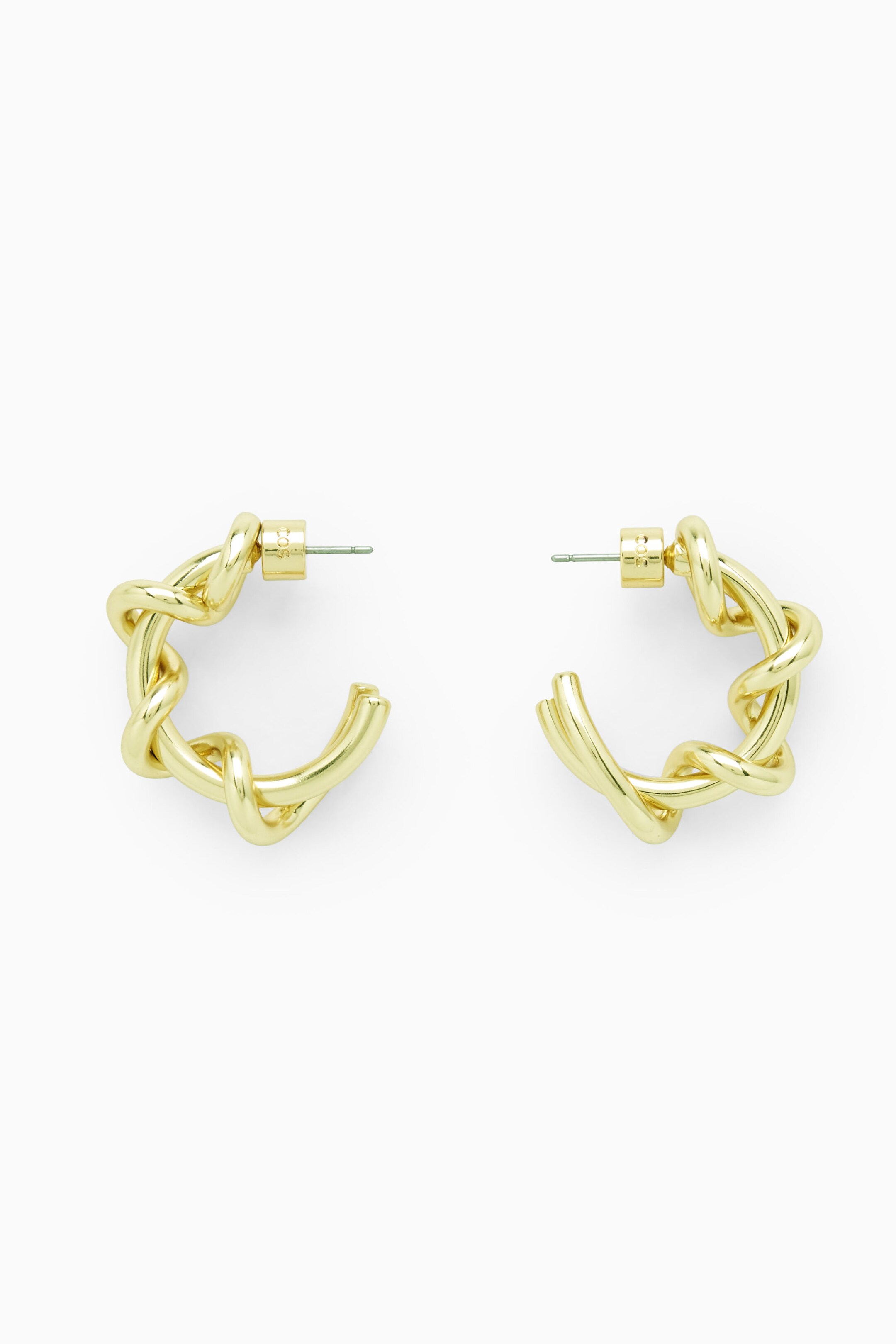 SPIRAL HOOP EARRINGS