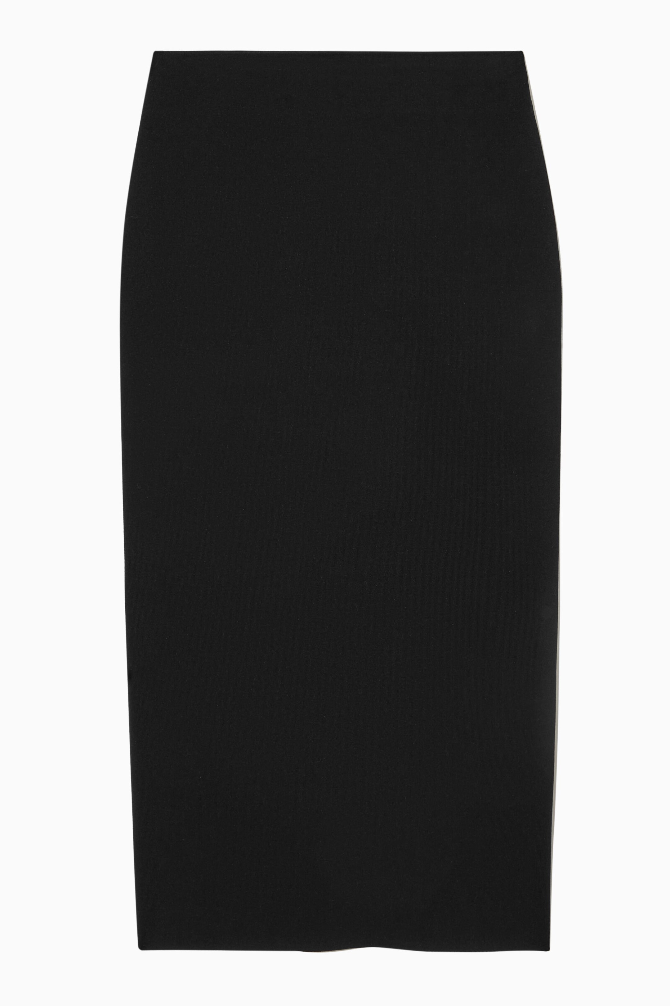 KNITTED MIDI PENCIL SKIRT