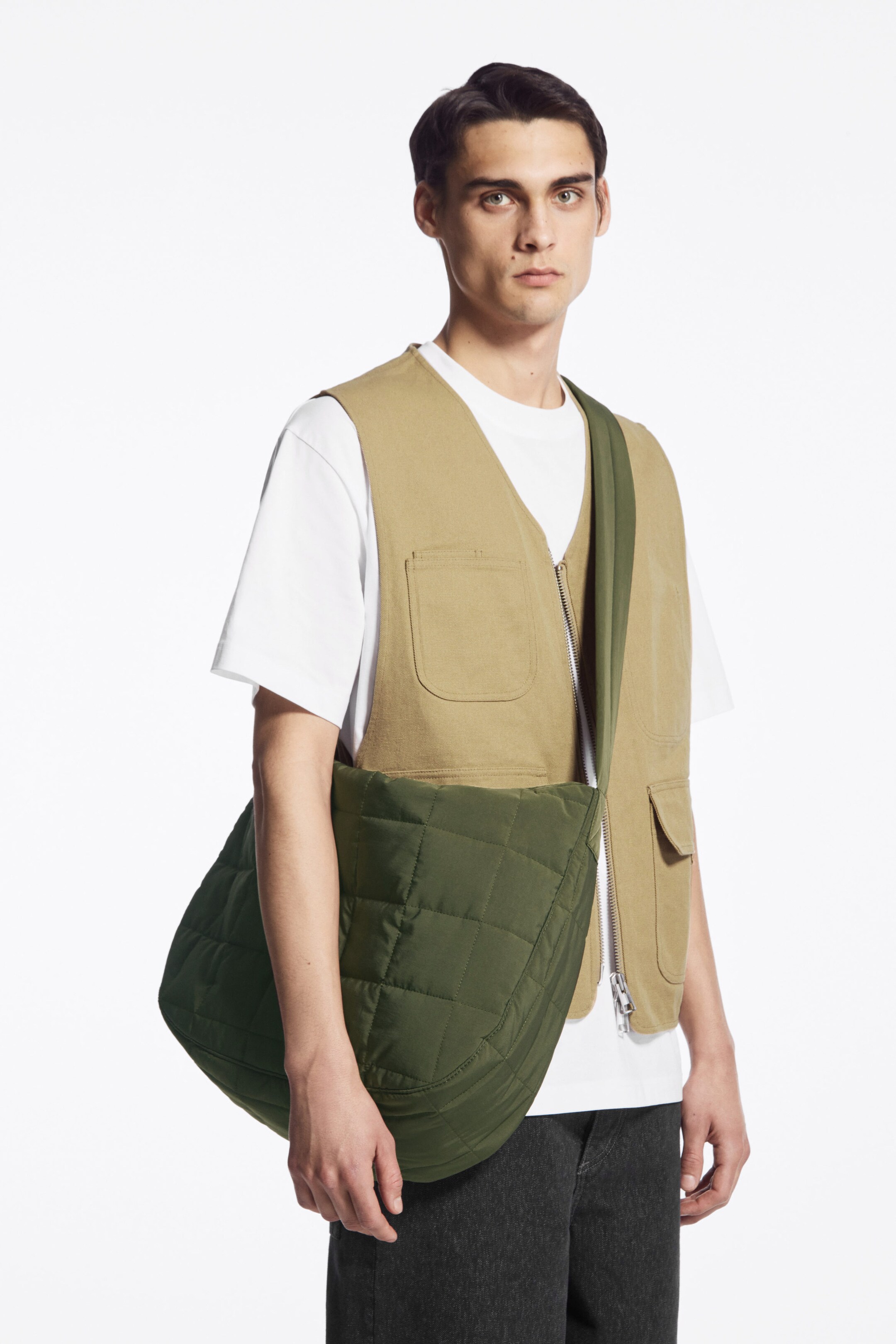 QUILTED MESSENGER - RIPSTOP