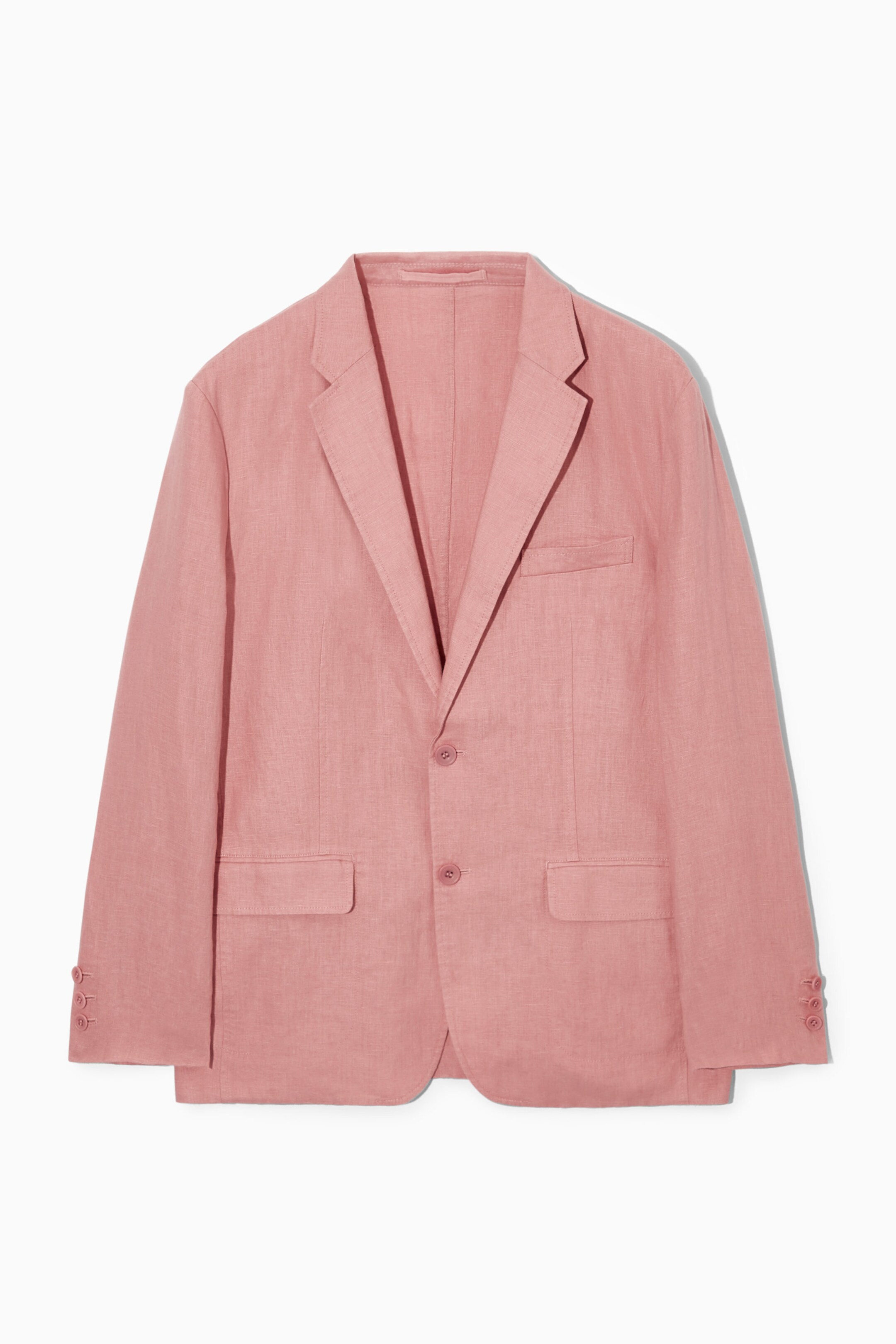 REGULAR UNSTRUCTURED LINEN BLAZER