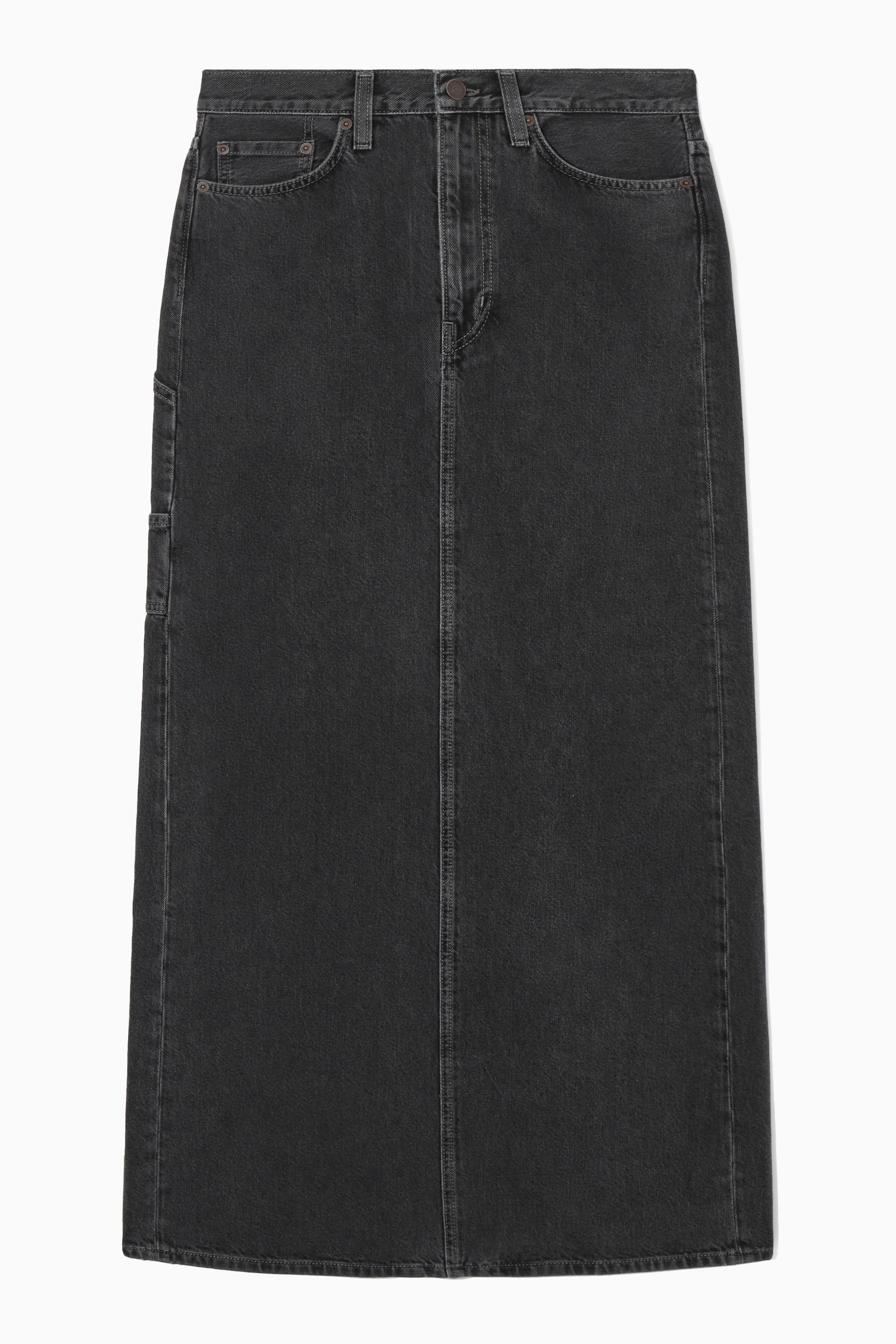 DENIM MAXI SKIRT