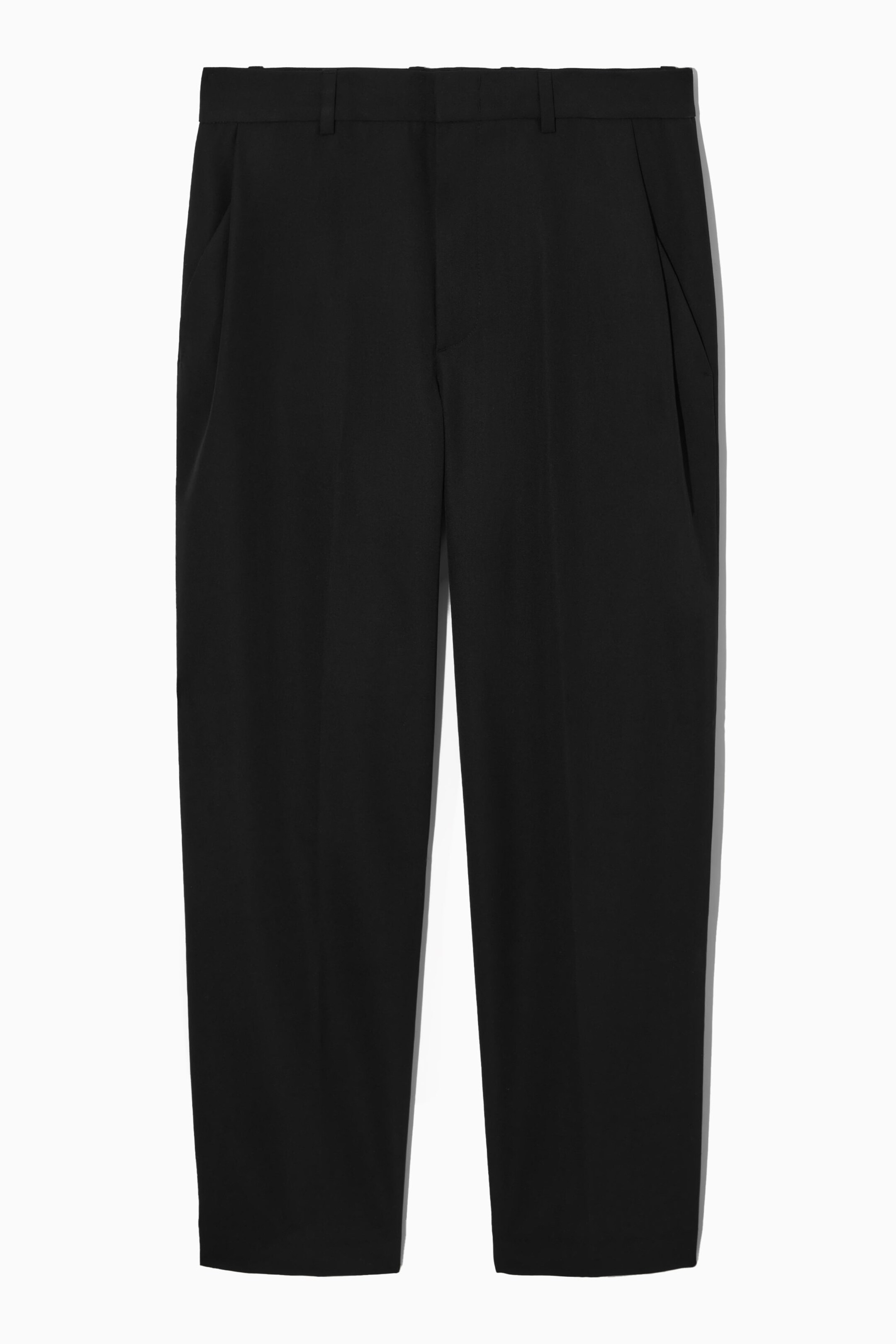 RELAXED-FIT WOOL TROUSERS