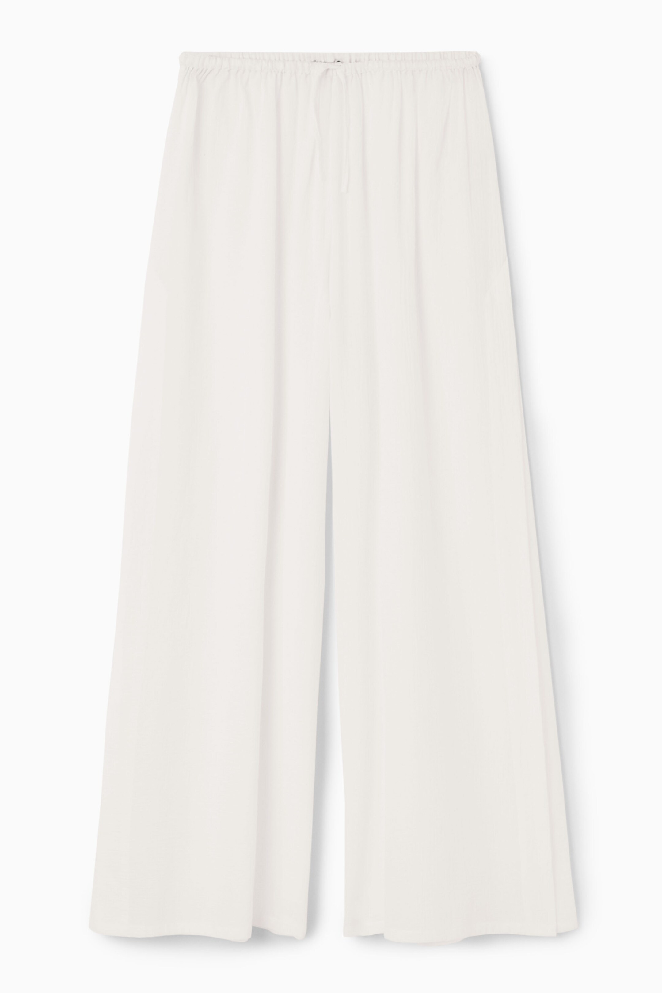 SEMI-SHEER DRAWSTRING PANTS