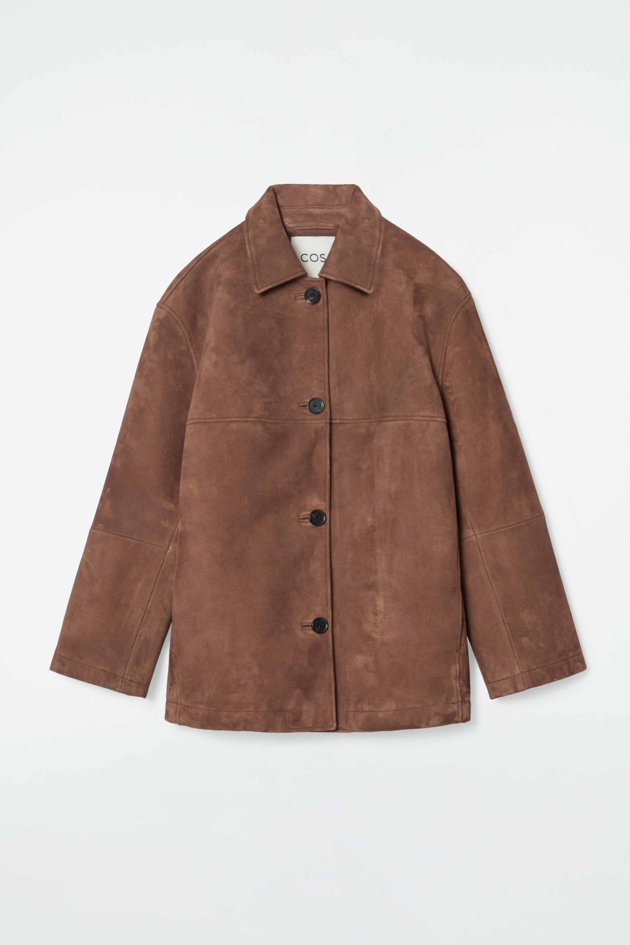 COLLARED SUEDE JACKET