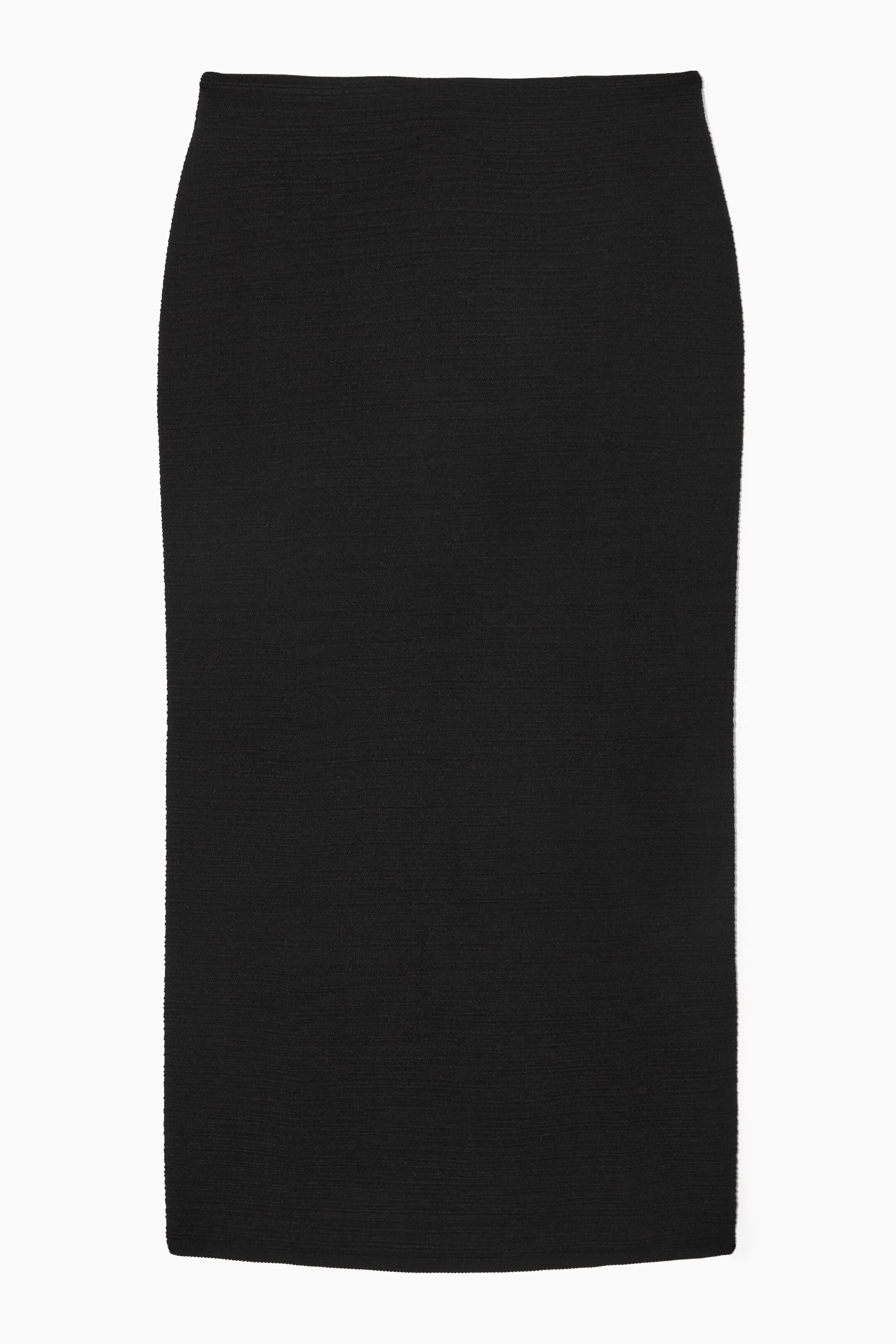 TEXTURED PENCIL SKIRT