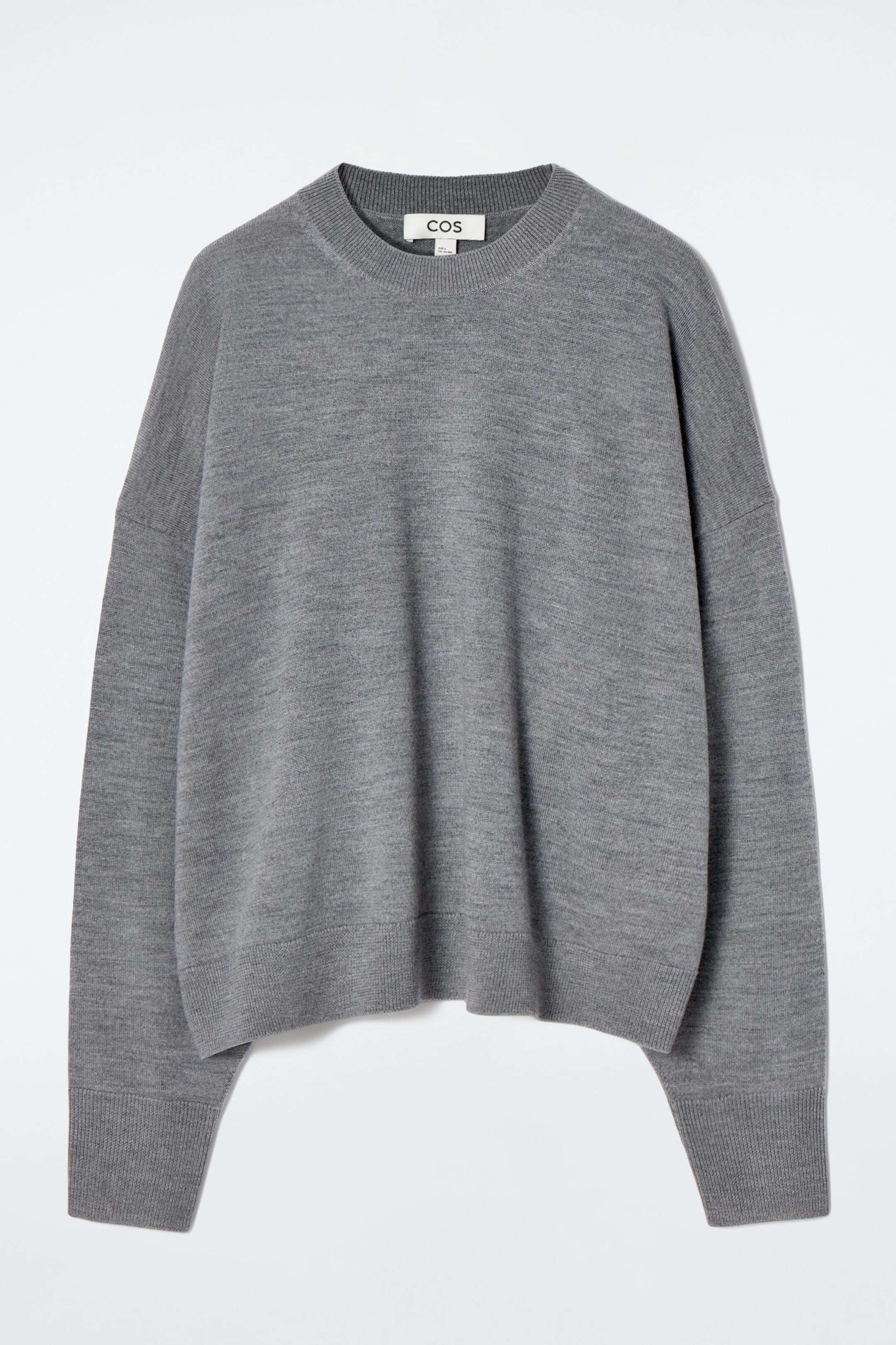 MERINO WOOL CREW-NECK JUMPER