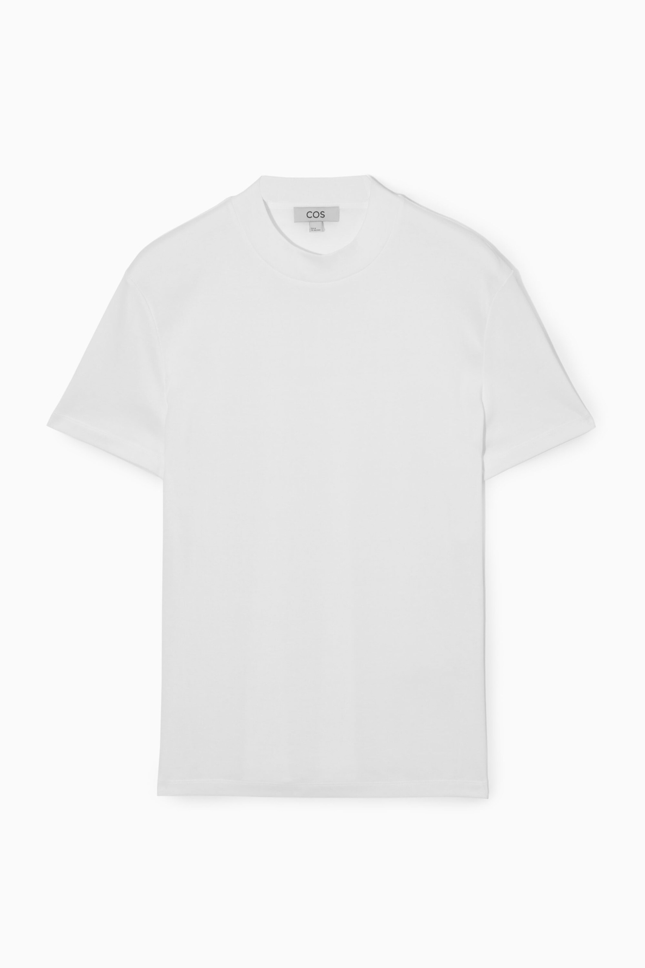 SLIM-FIT MOCK-NECK T-SHIRT