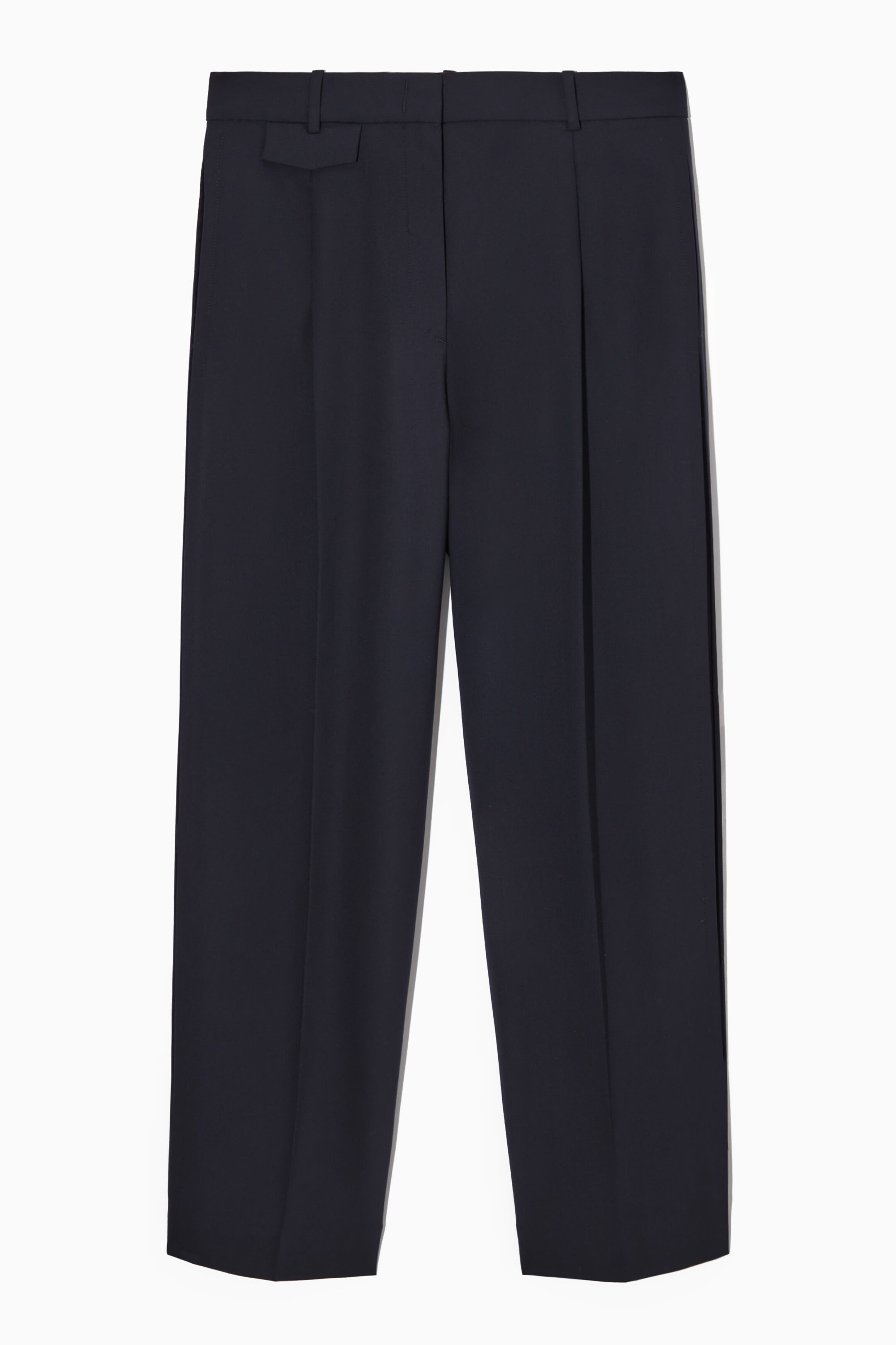 REGULARFIT TAILORED WOOL TROUSERS