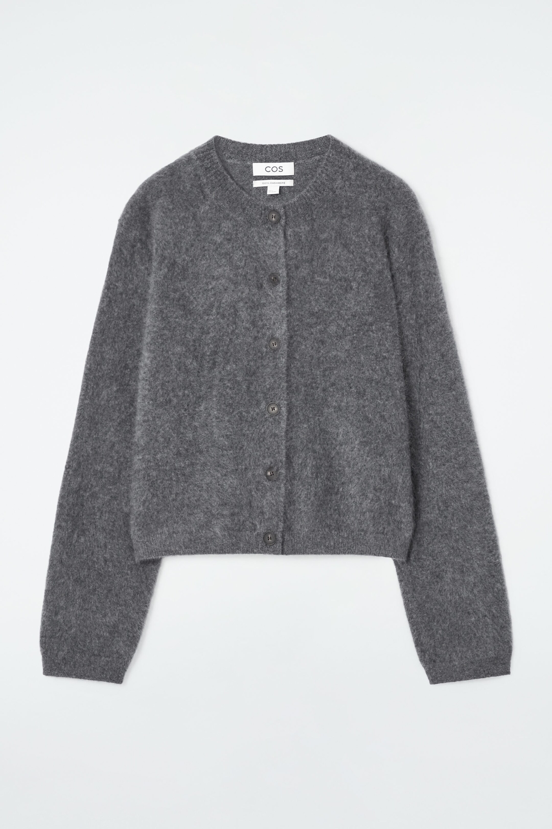 PURE BRUSHED-CASHMERE CARDIGAN