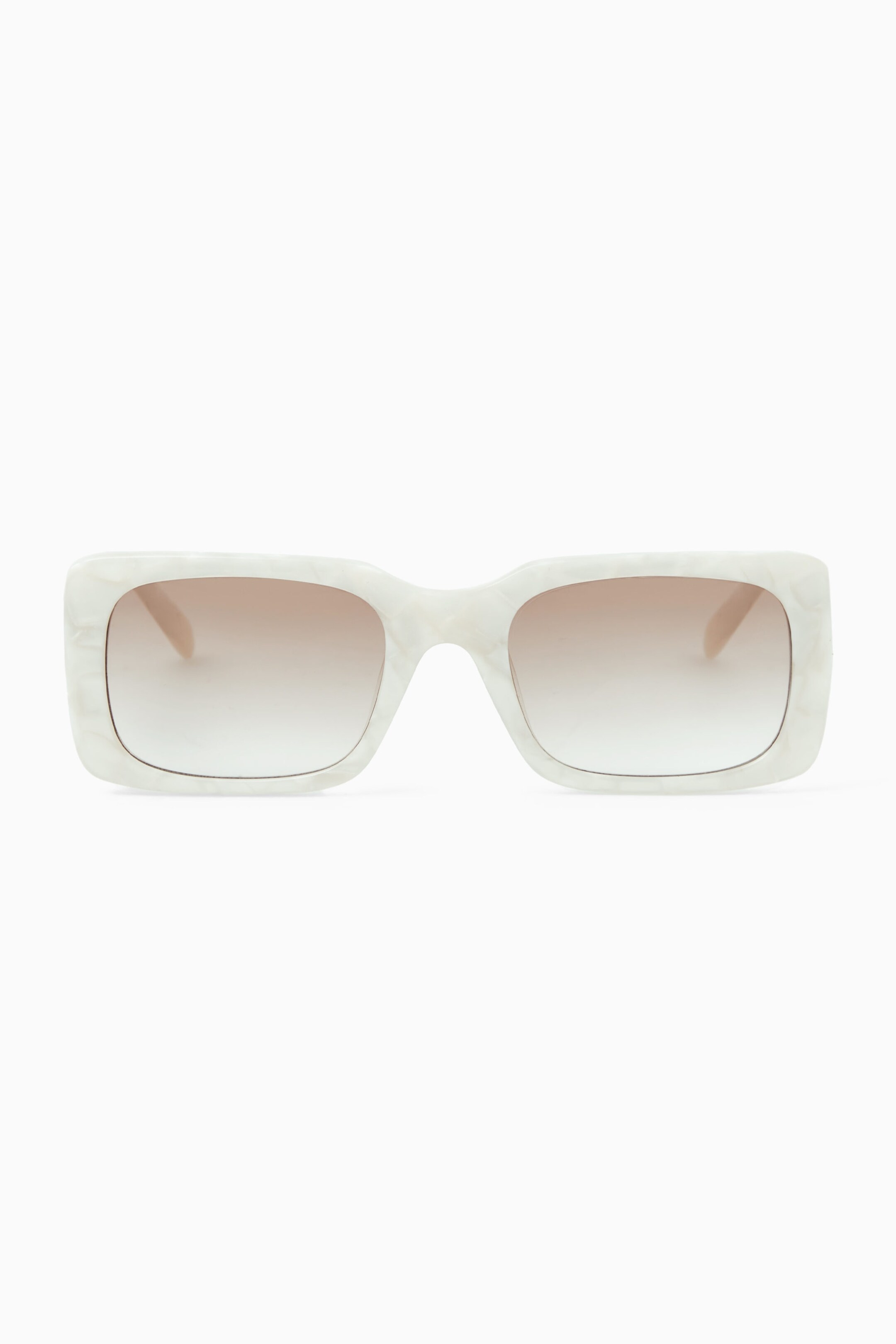 SQUARE-FRAME ACETATE SUNGLASSES