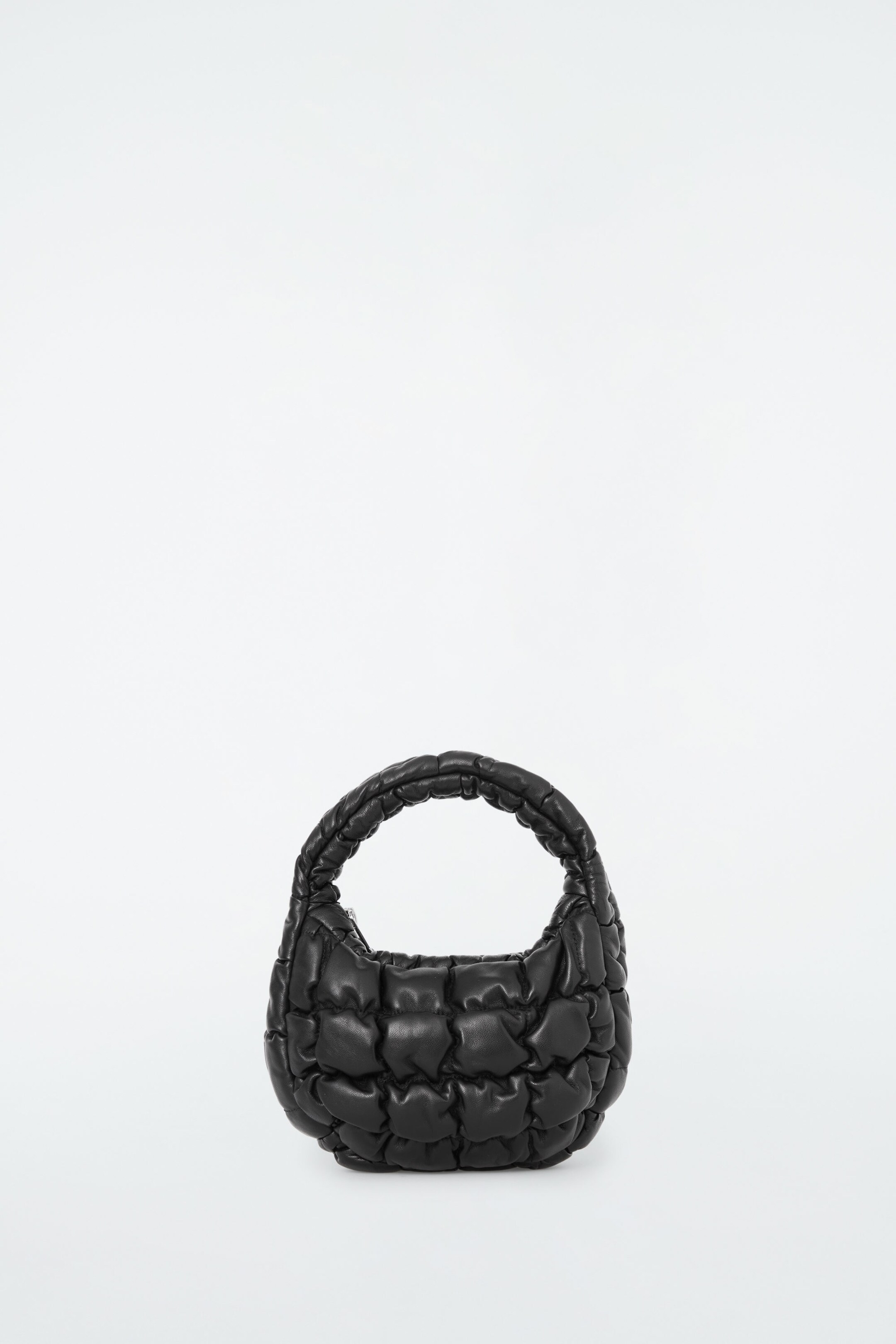 QUILTED MICRO BAG - LEATHER