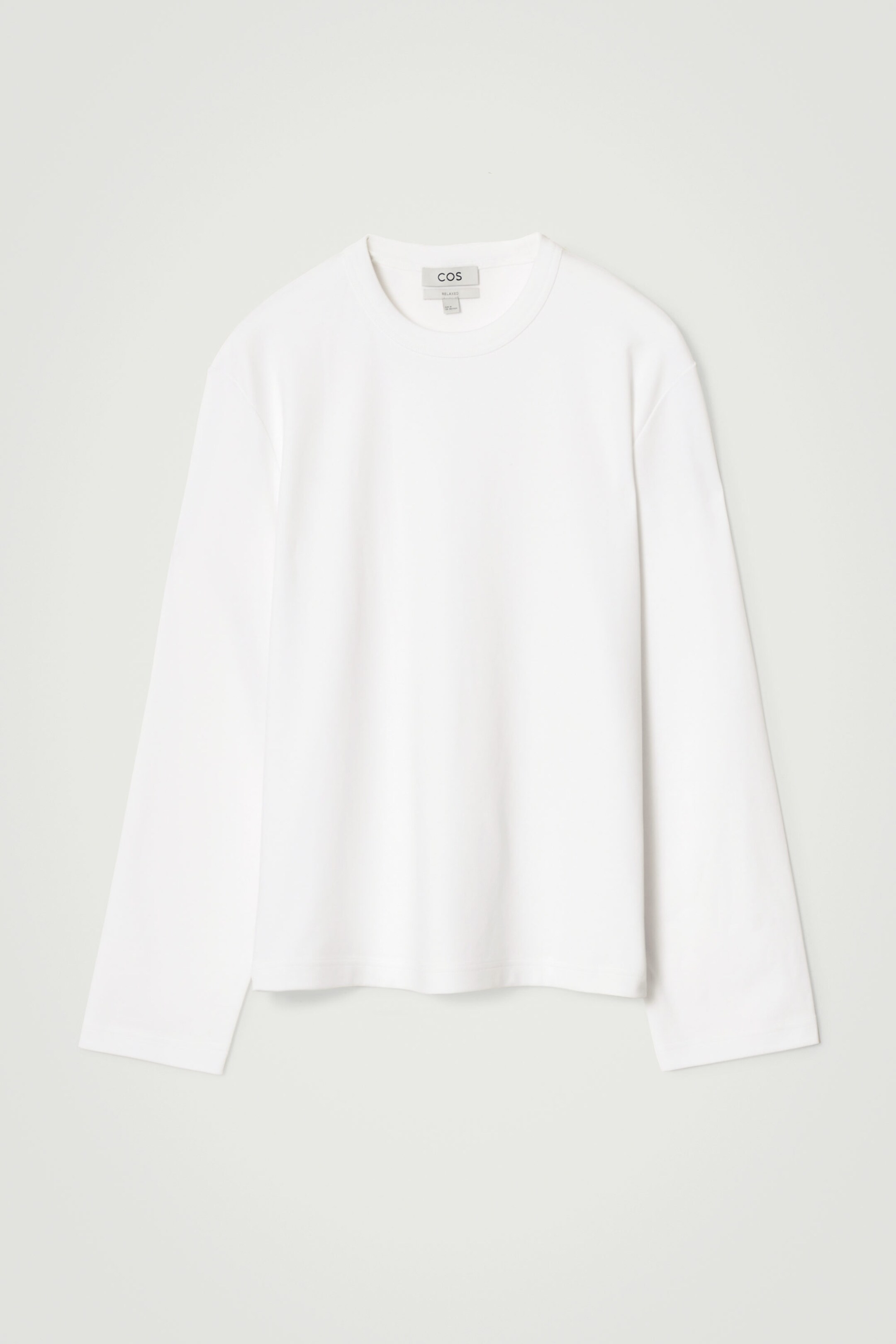 RELAXED COTTON-JERSEY LONG-SLEEVED T-SHIRT