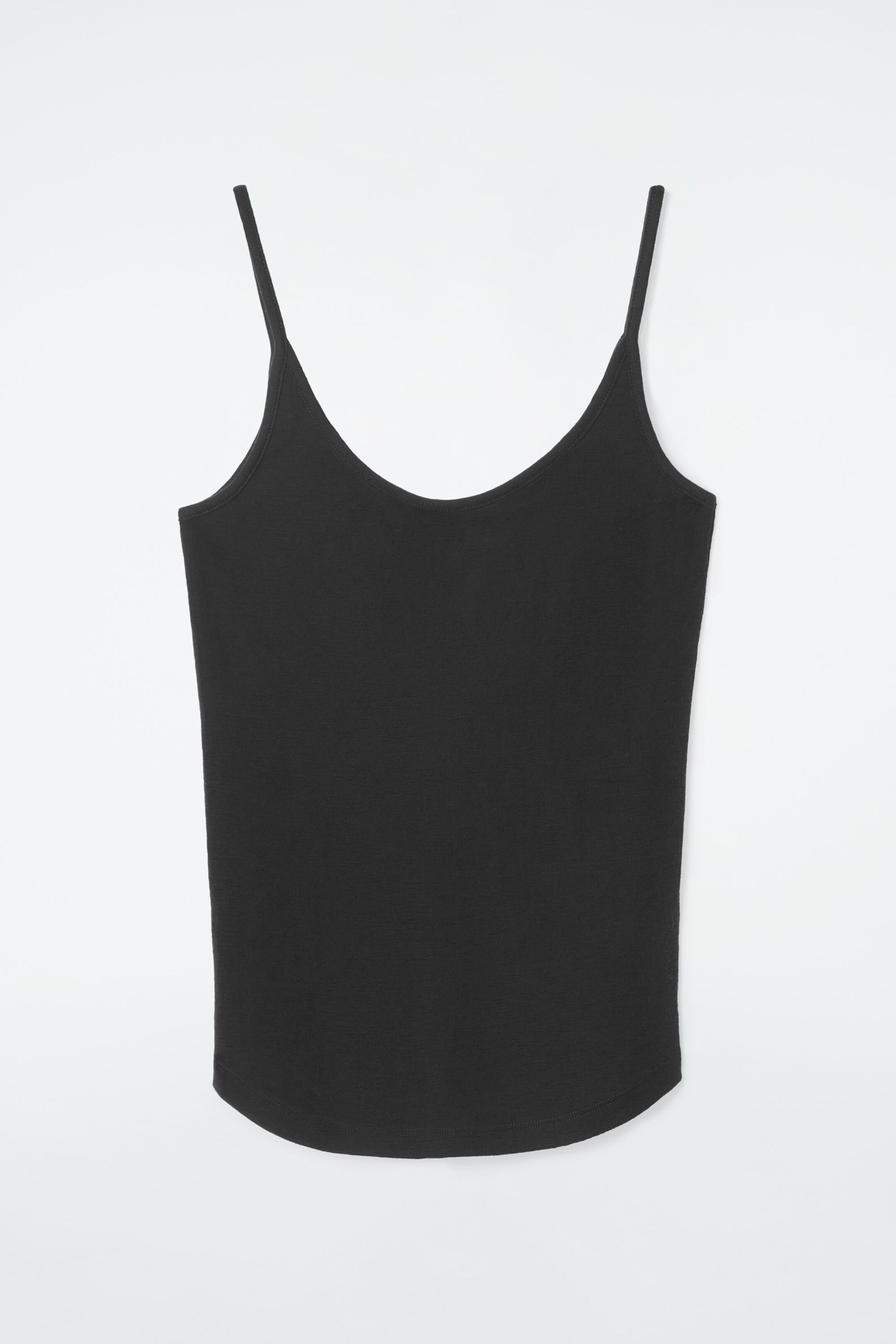 SCOOP-NECK MERINO WOOL TANK TOP