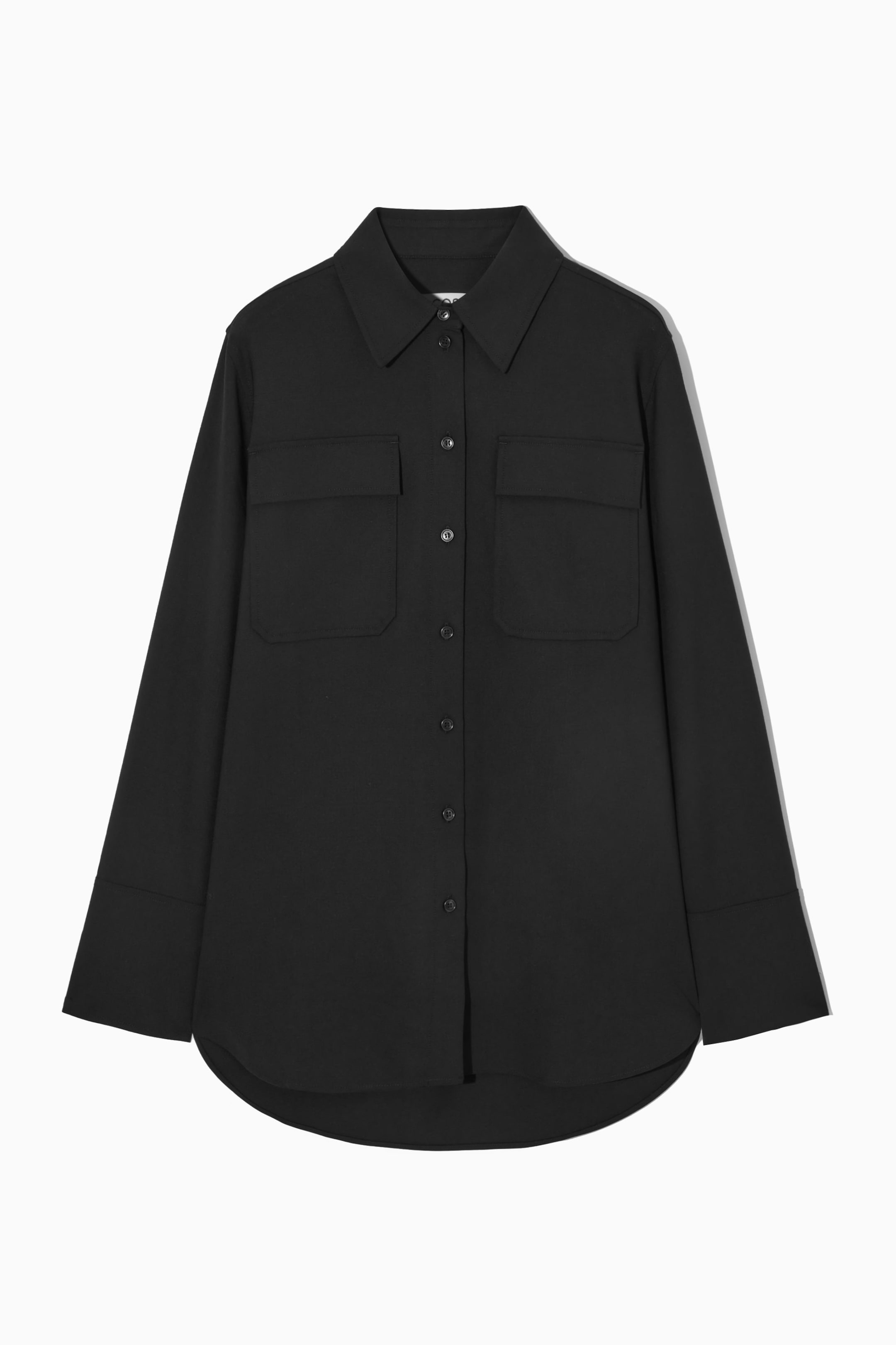 TAILORED LIGHTWEIGHT WOOL OVERSHIRT