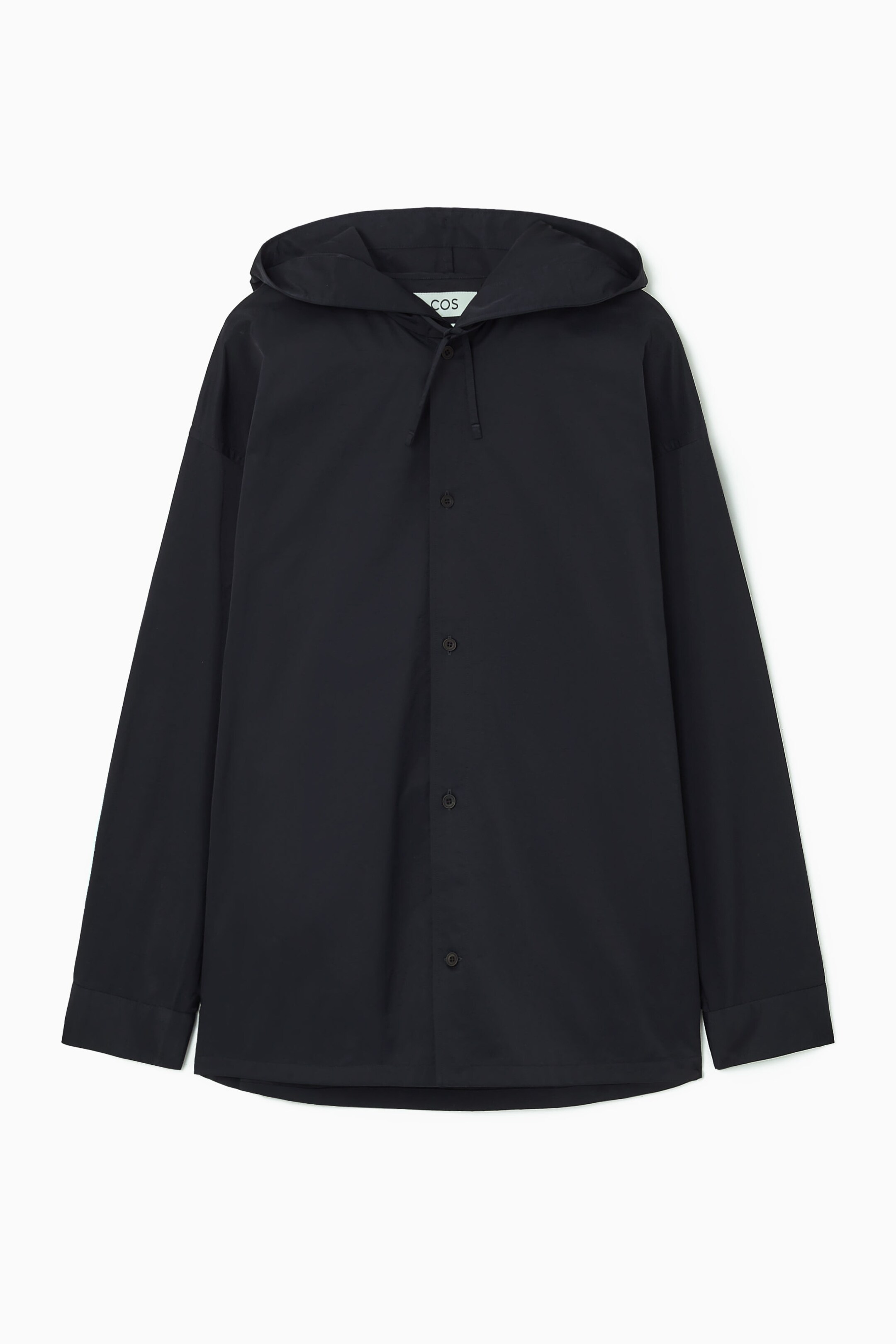 OVERSIZED HOODED NYLON SHIRT