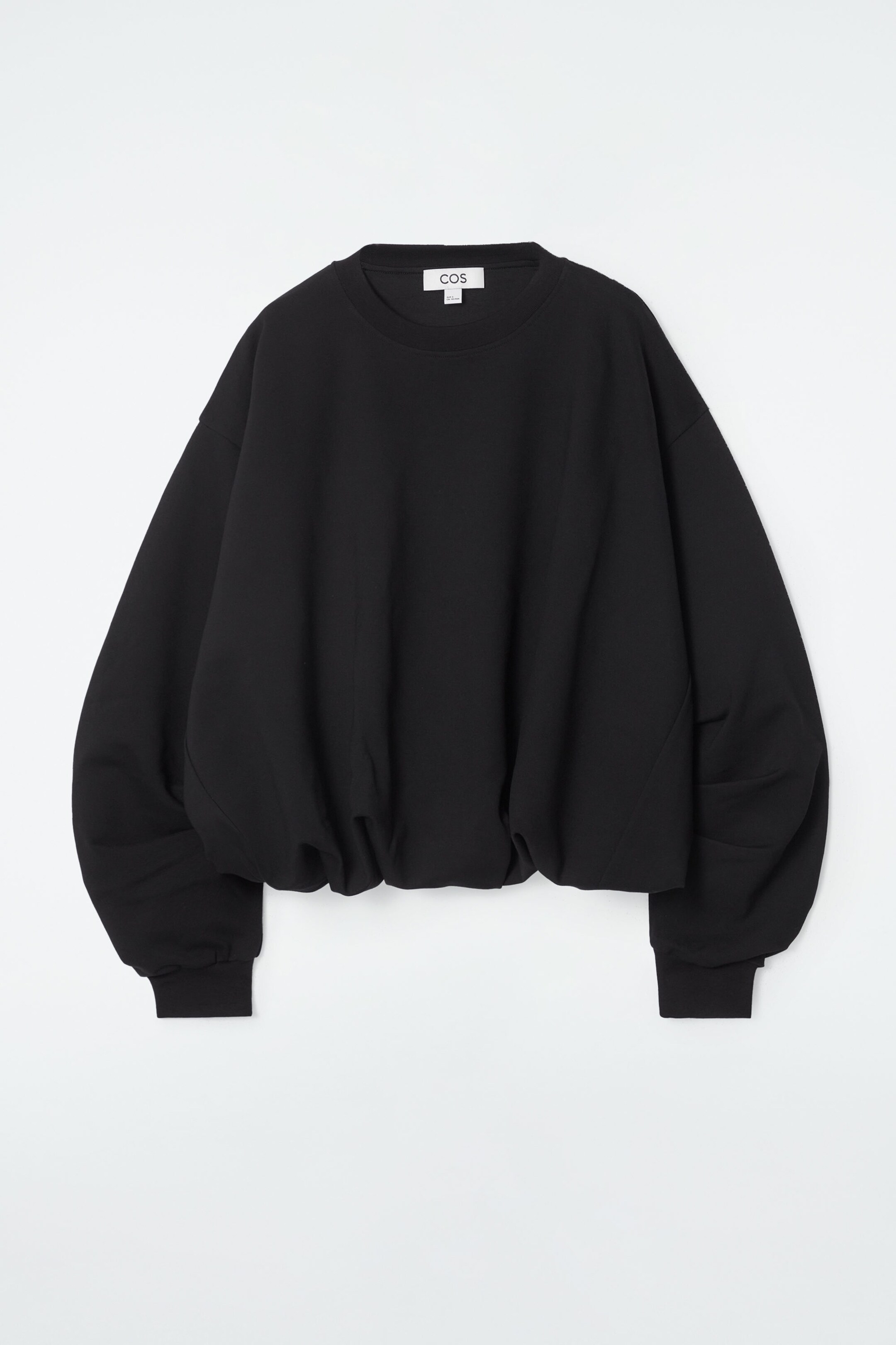 BUBBLE-HEM SWEATSHIRT