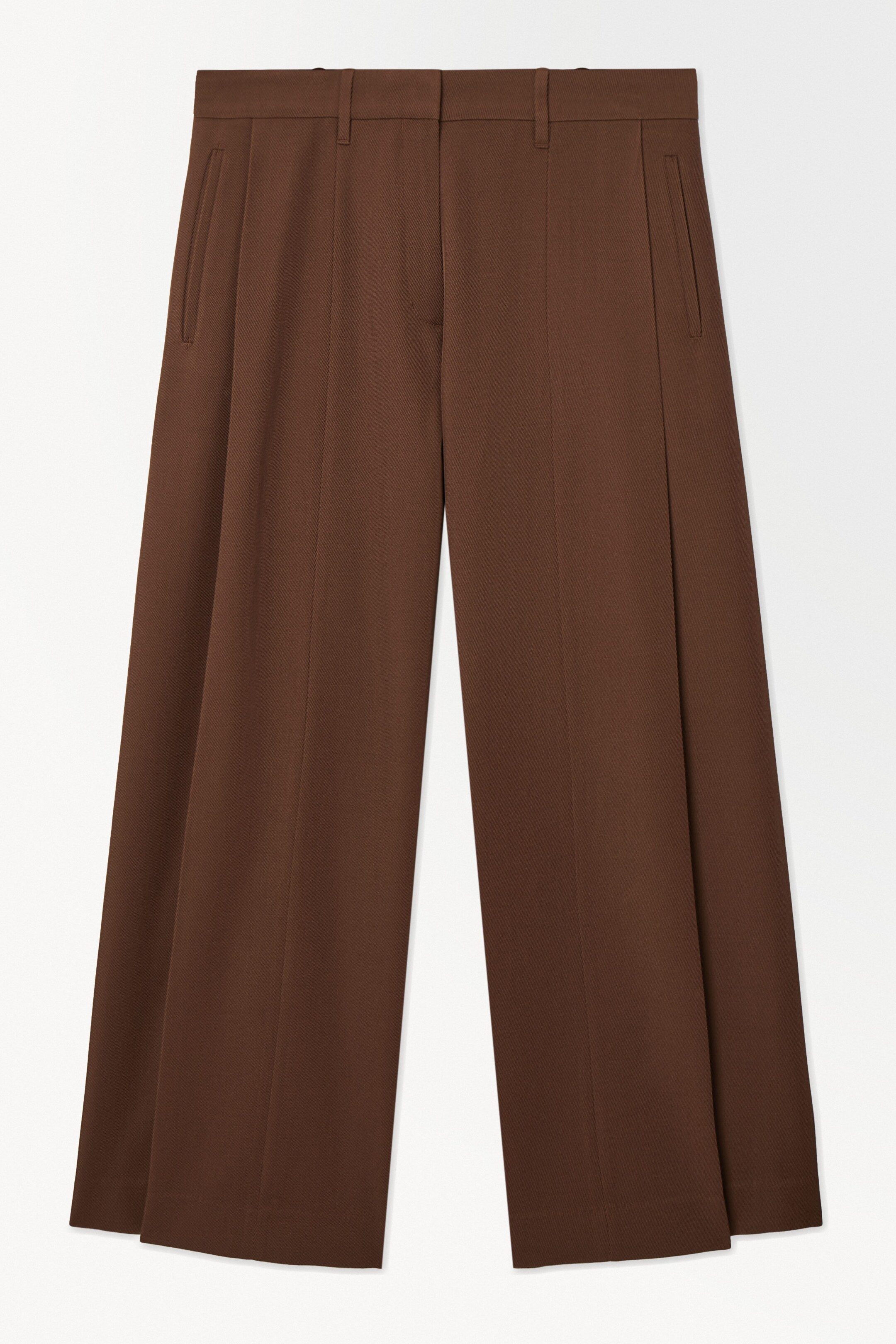 THE WIDE-LEG WOOL TROUSERS