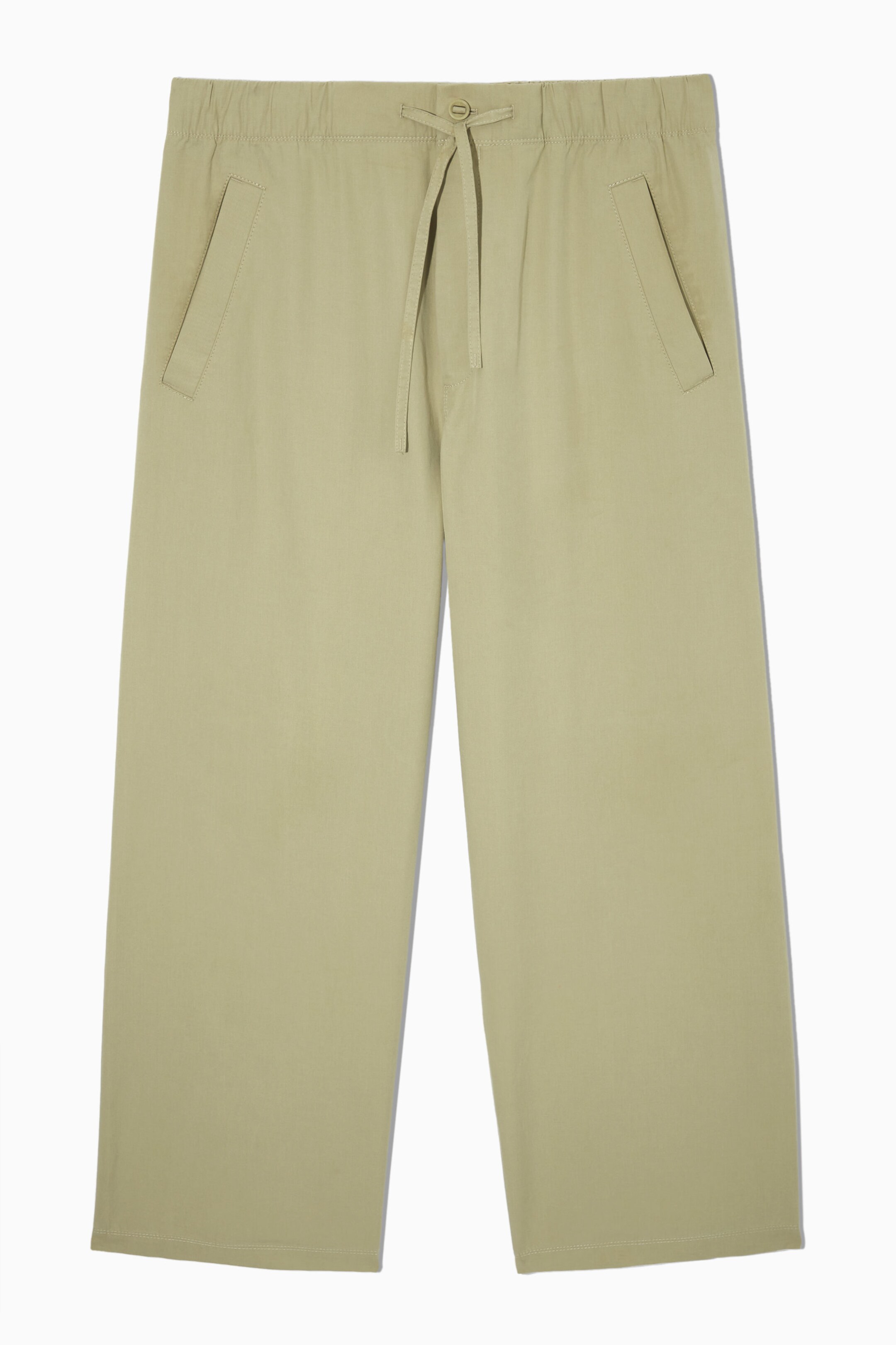 WIDE-LEG DRAWSTRING TROUSERS