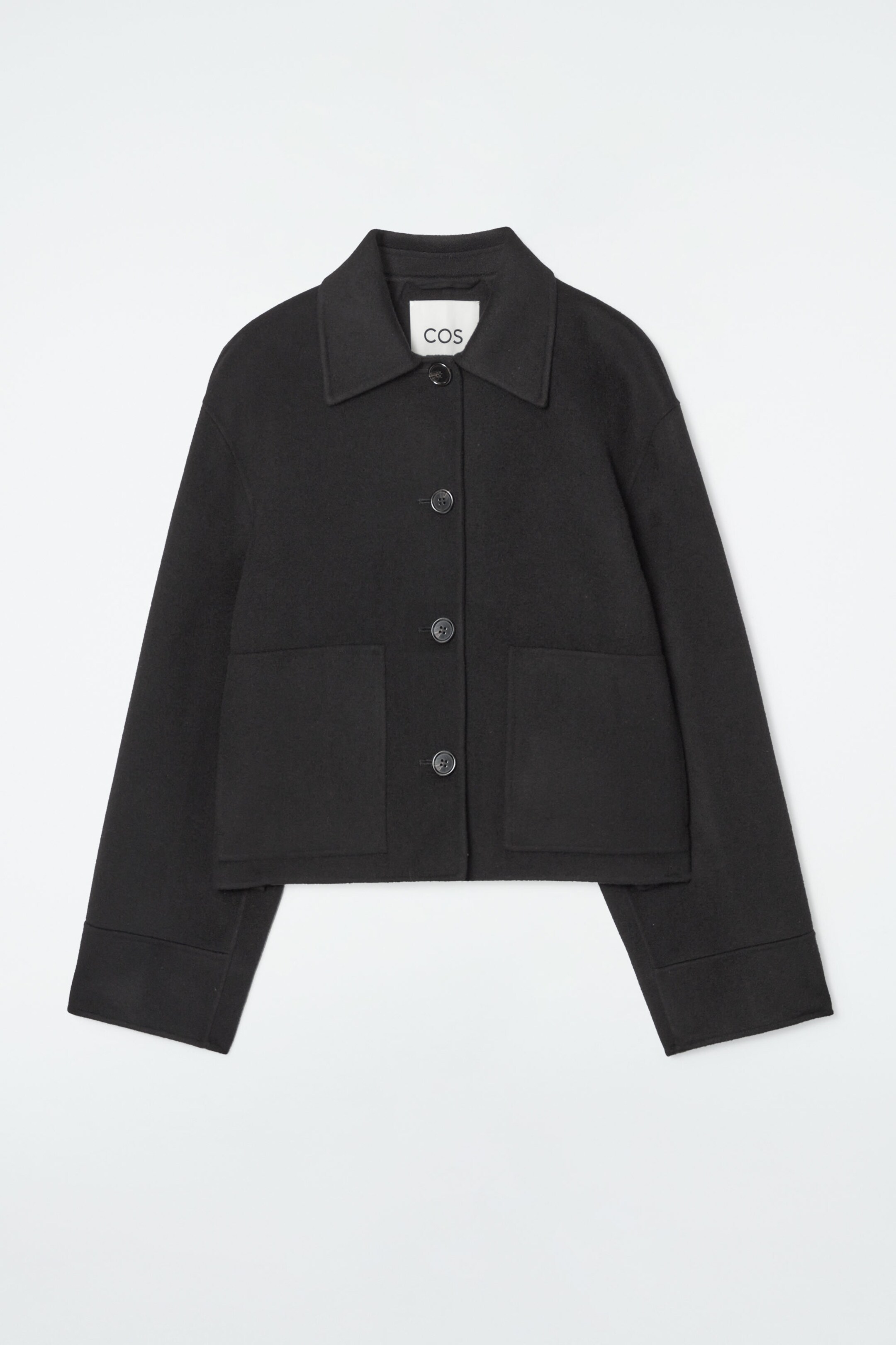 BOXY DOUBLE-FACED WOOL JACKET