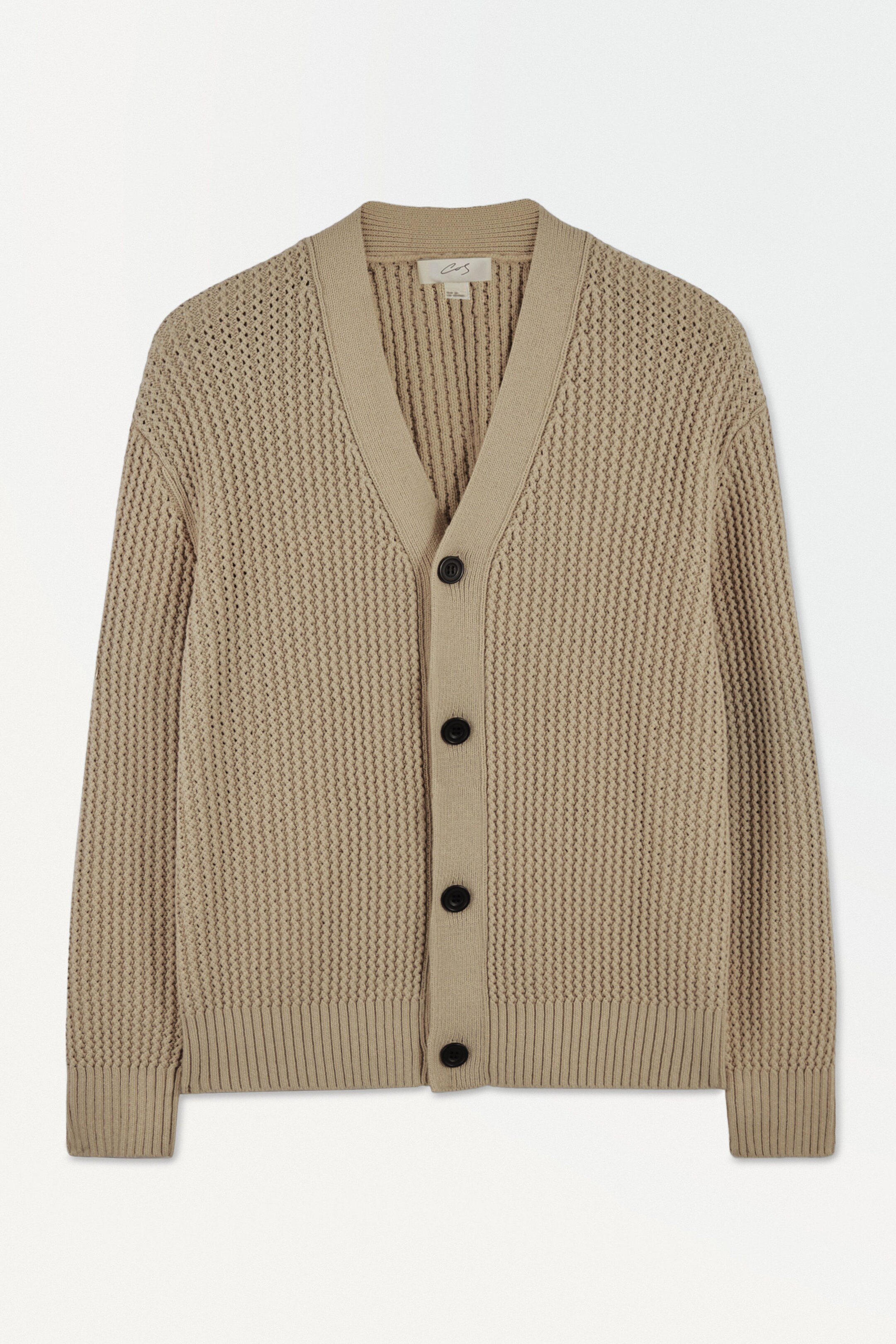 THE KNITTED SILK-BLEND CARDIGAN