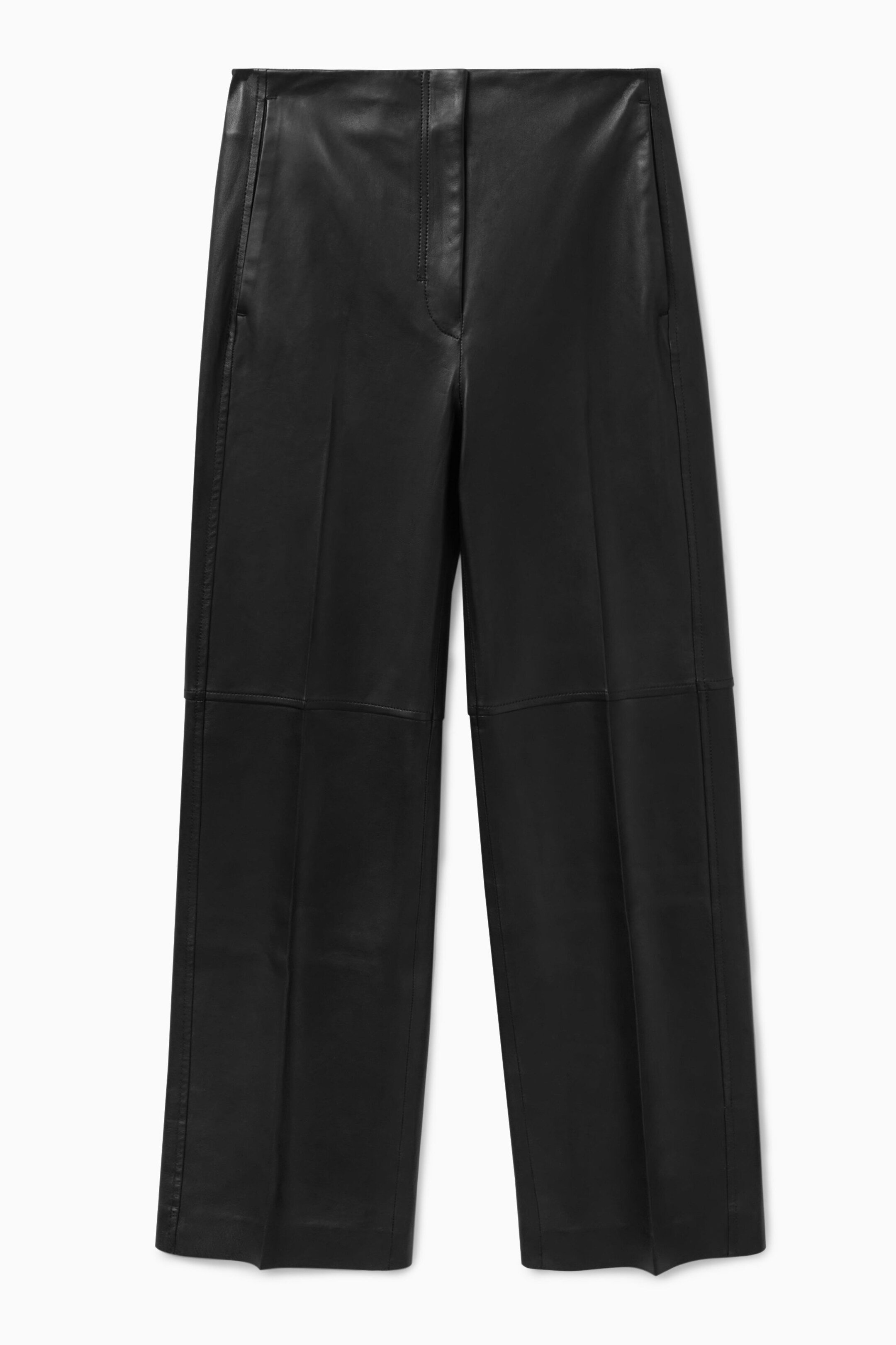 PANTALON LARGE CUIR