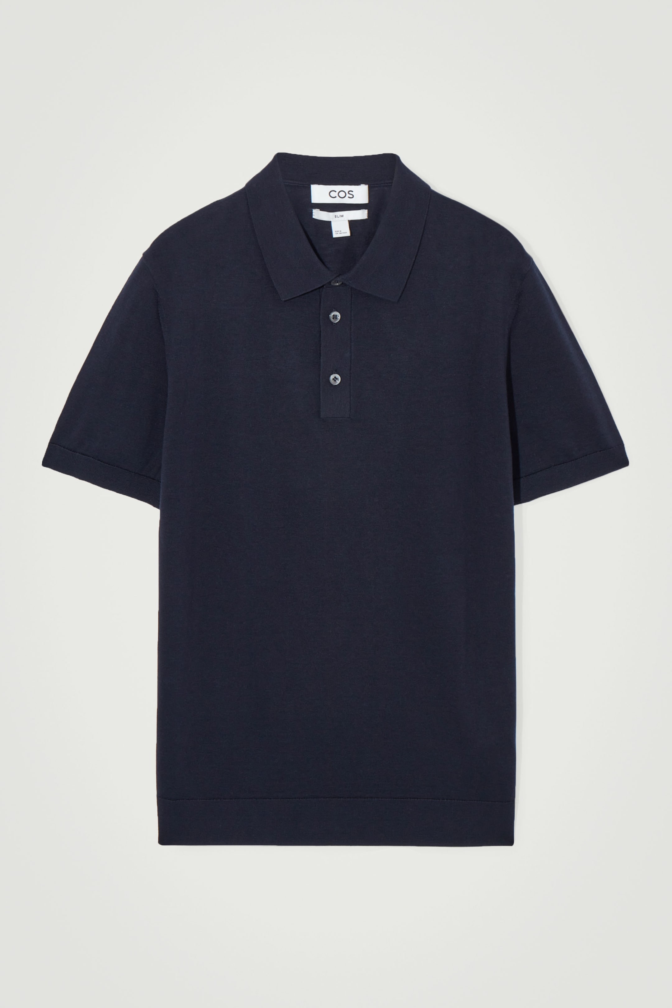 KNITTED SILK POLO SHIRT