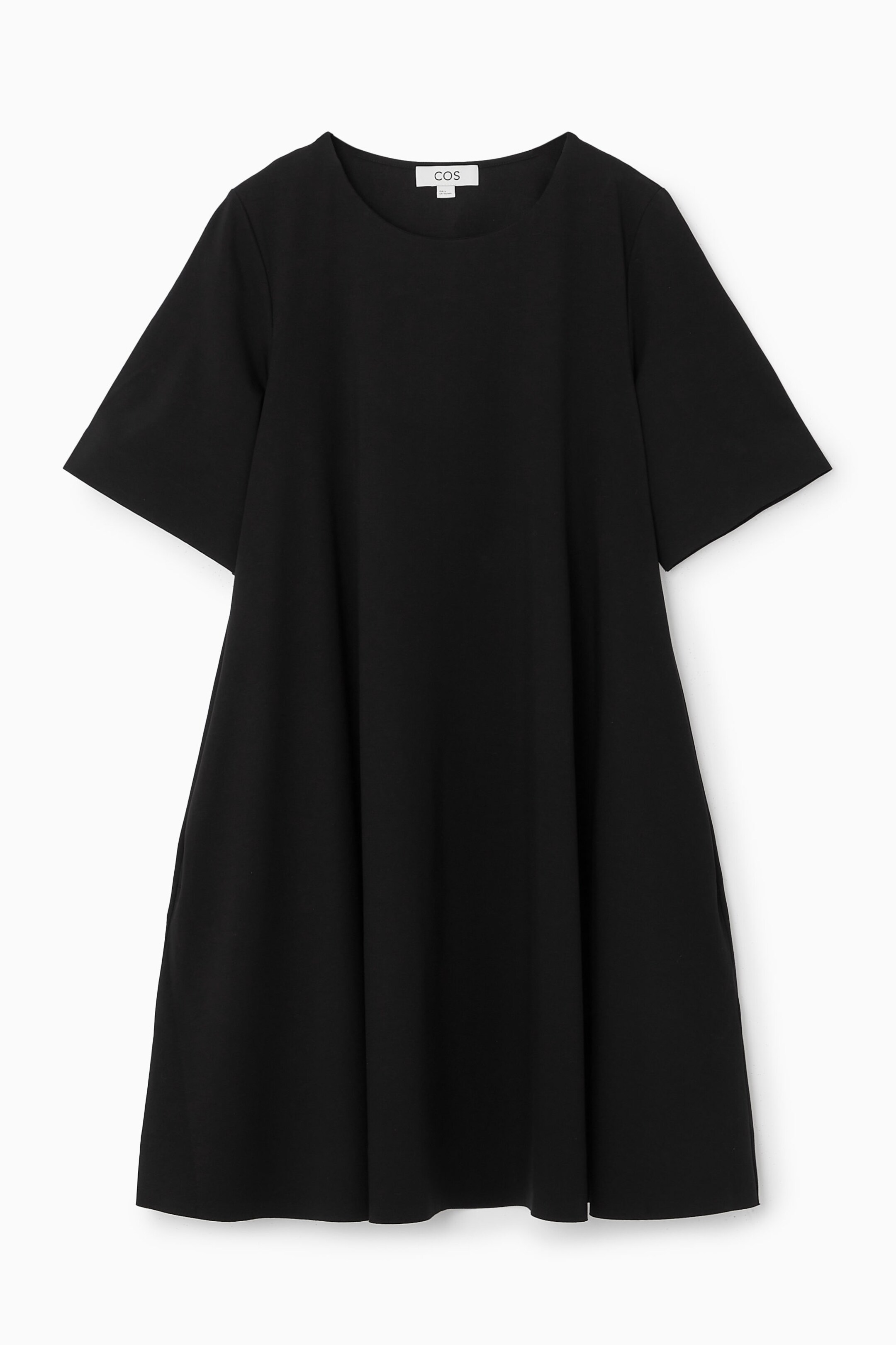 FLARED MINI T-SHIRT DRESS