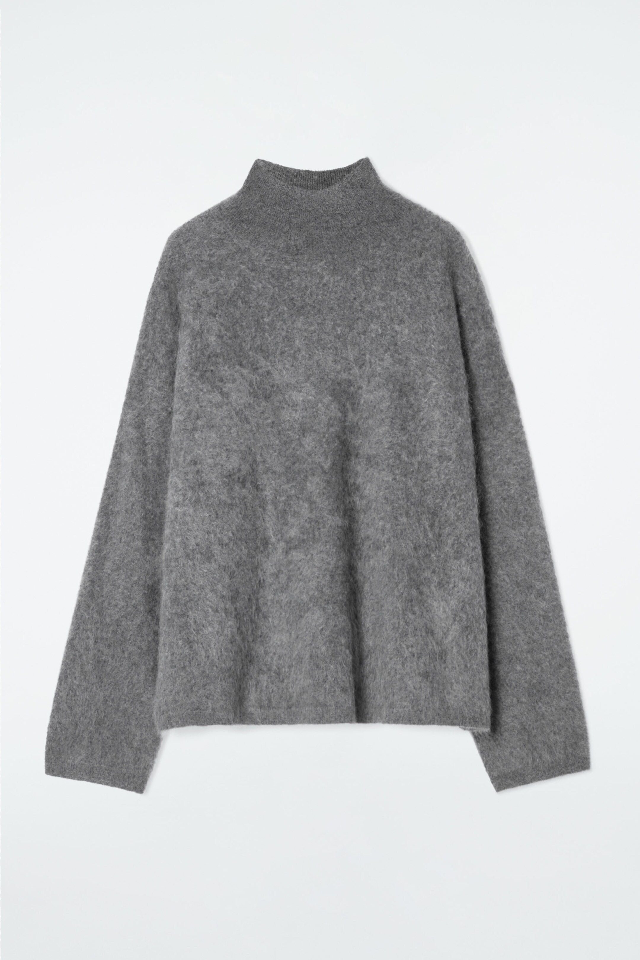 BRUSHED-CASHMERE TURTLENECK JUMPER