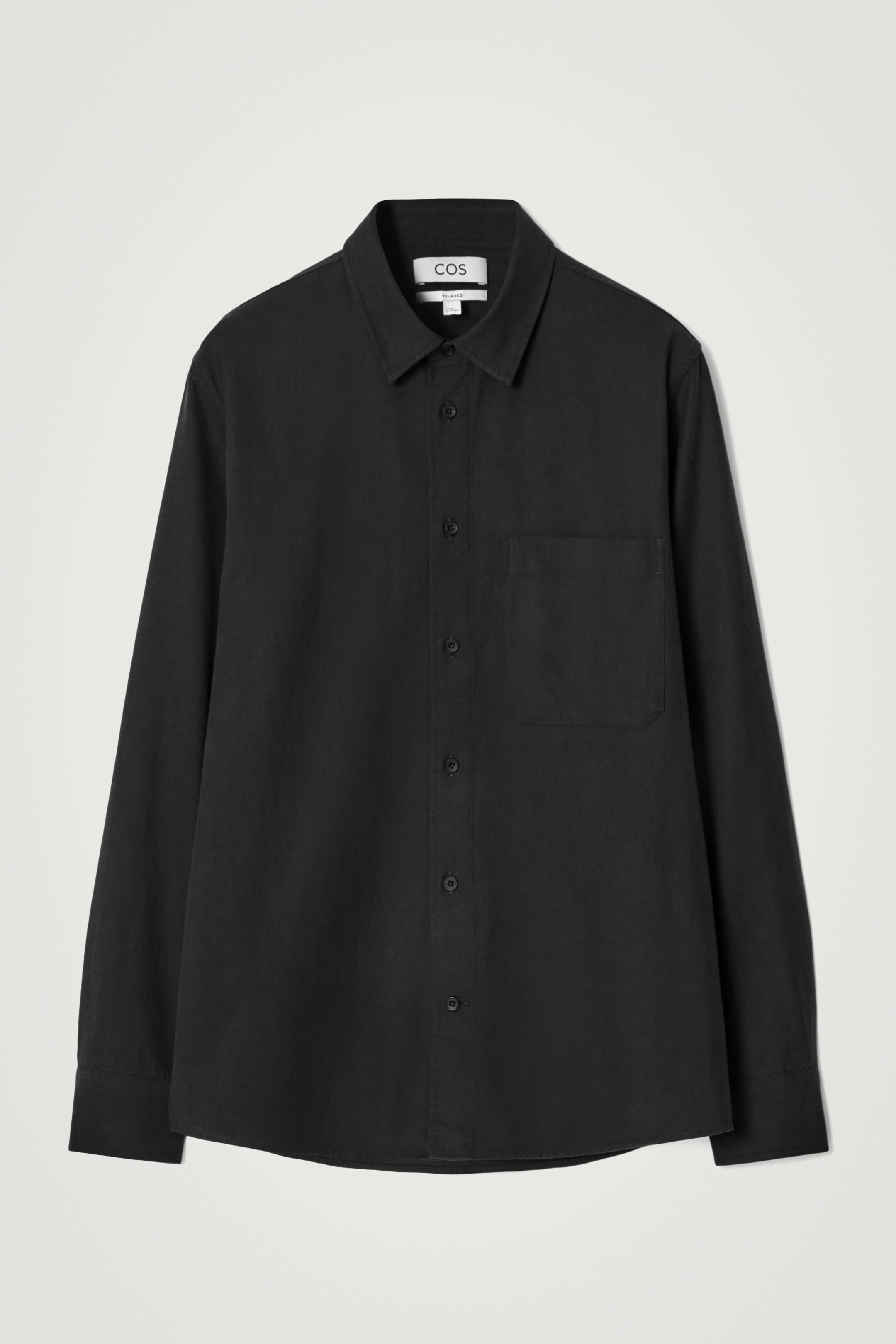 RELAXED BRUSHED COTTON-BLEND SHIRT