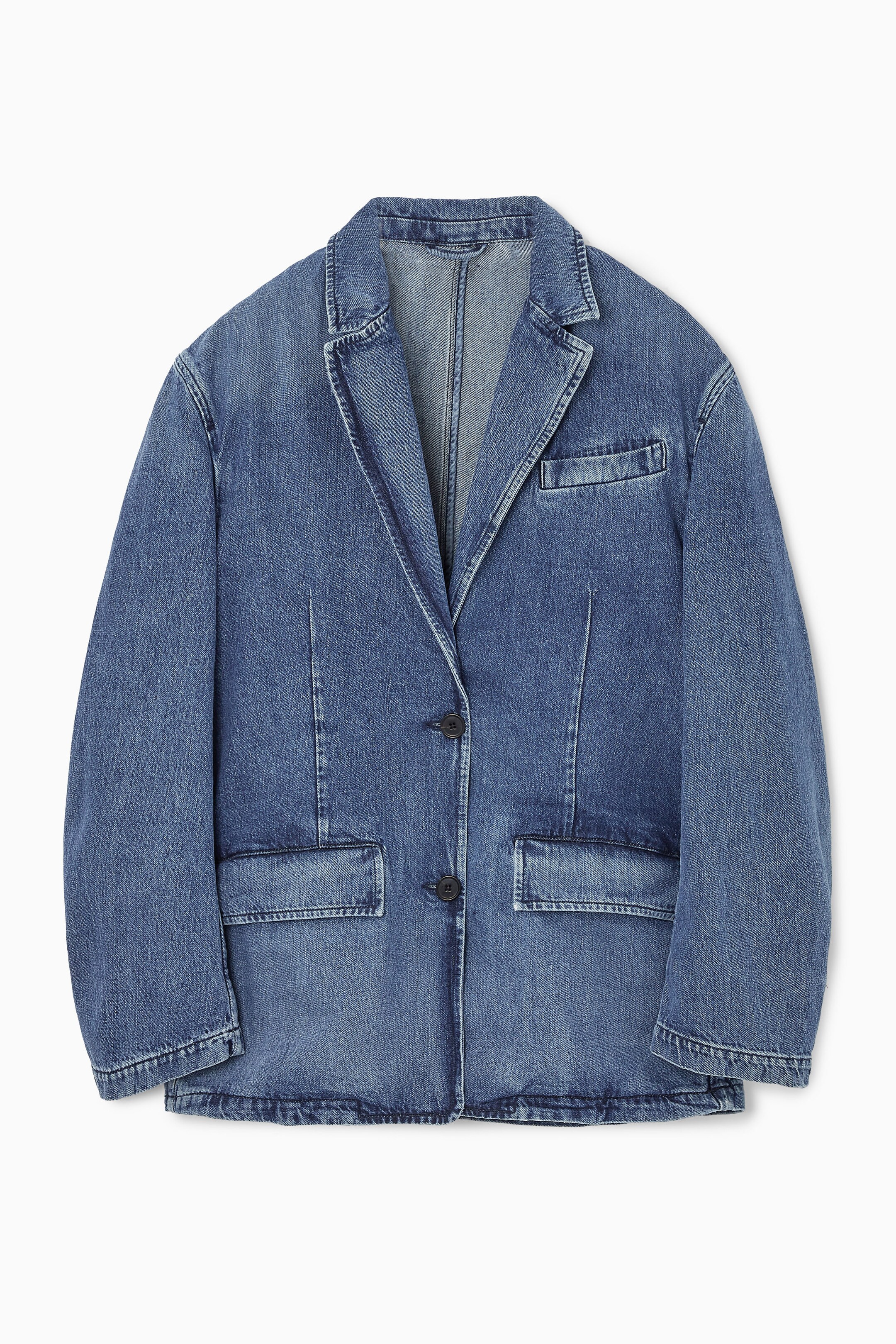 EINREIHIGER BLAZER AUS DENIM