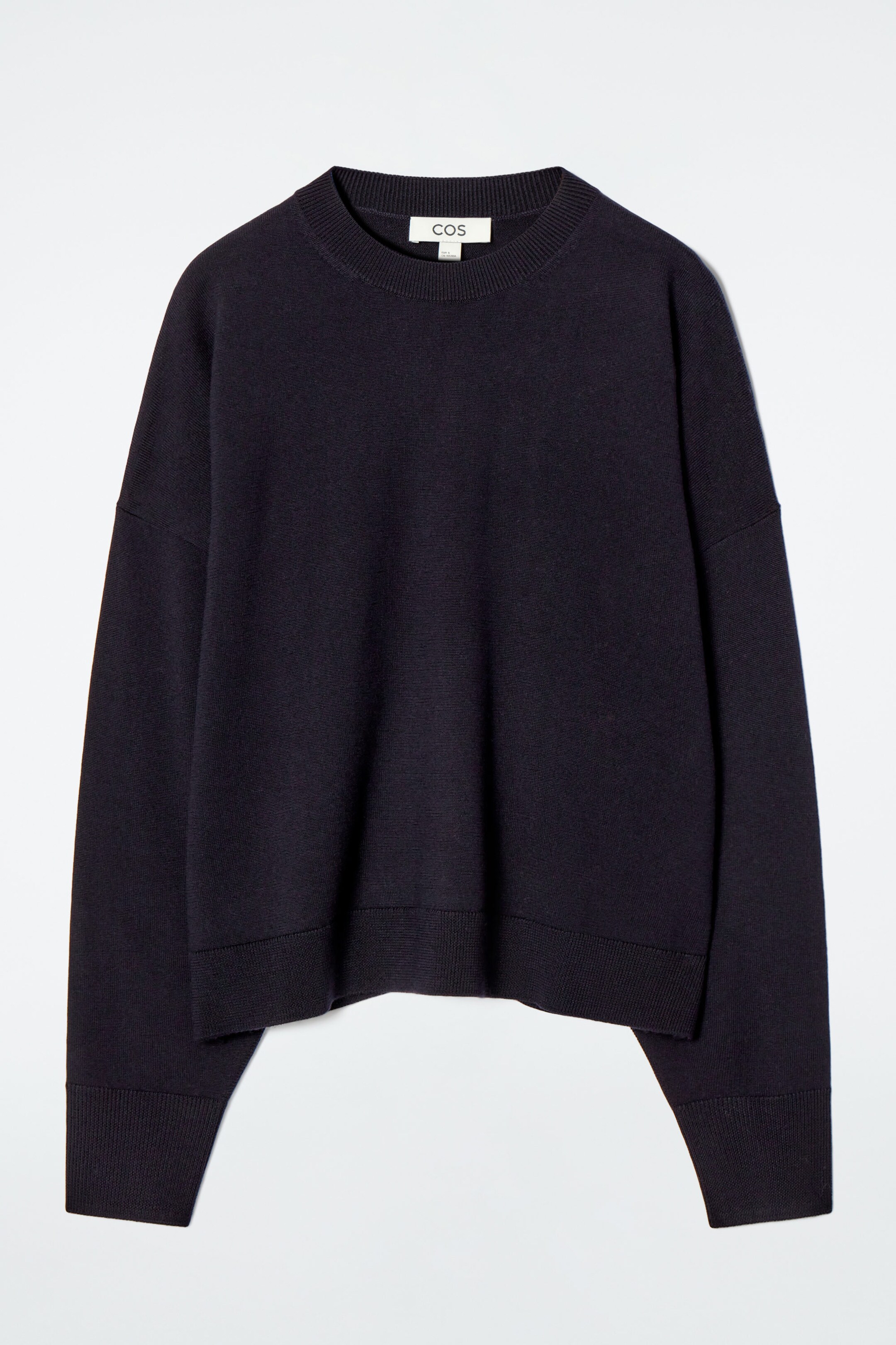 MERINO WOOL CREW-NECK JUMPER