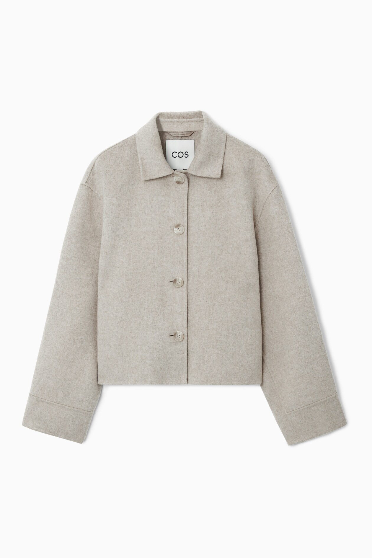 BOXY DOUBLE-FACED WOOL JACKET