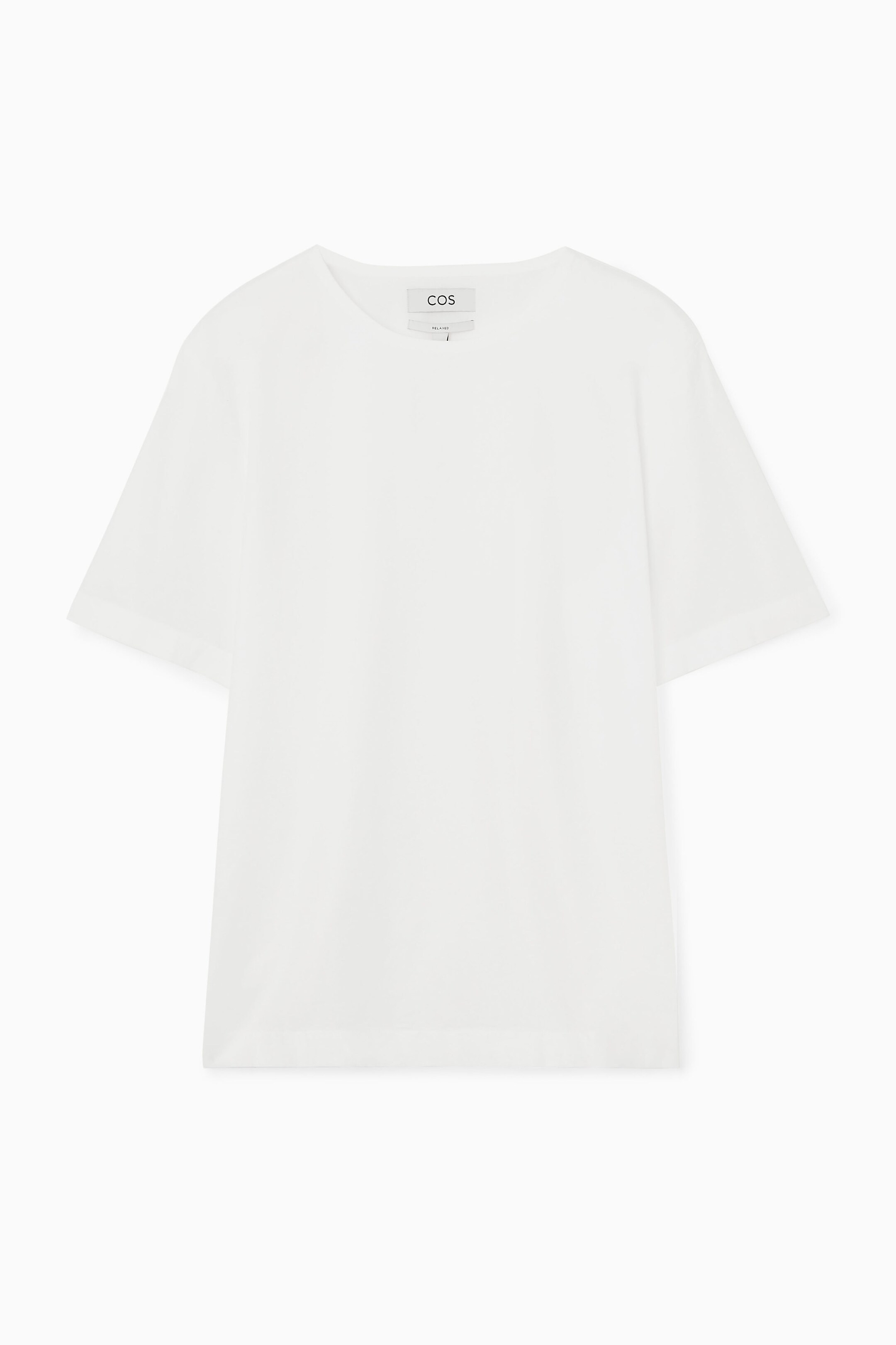 RELAXED WOVEN SHORT-SLEEVE T-SHIRT