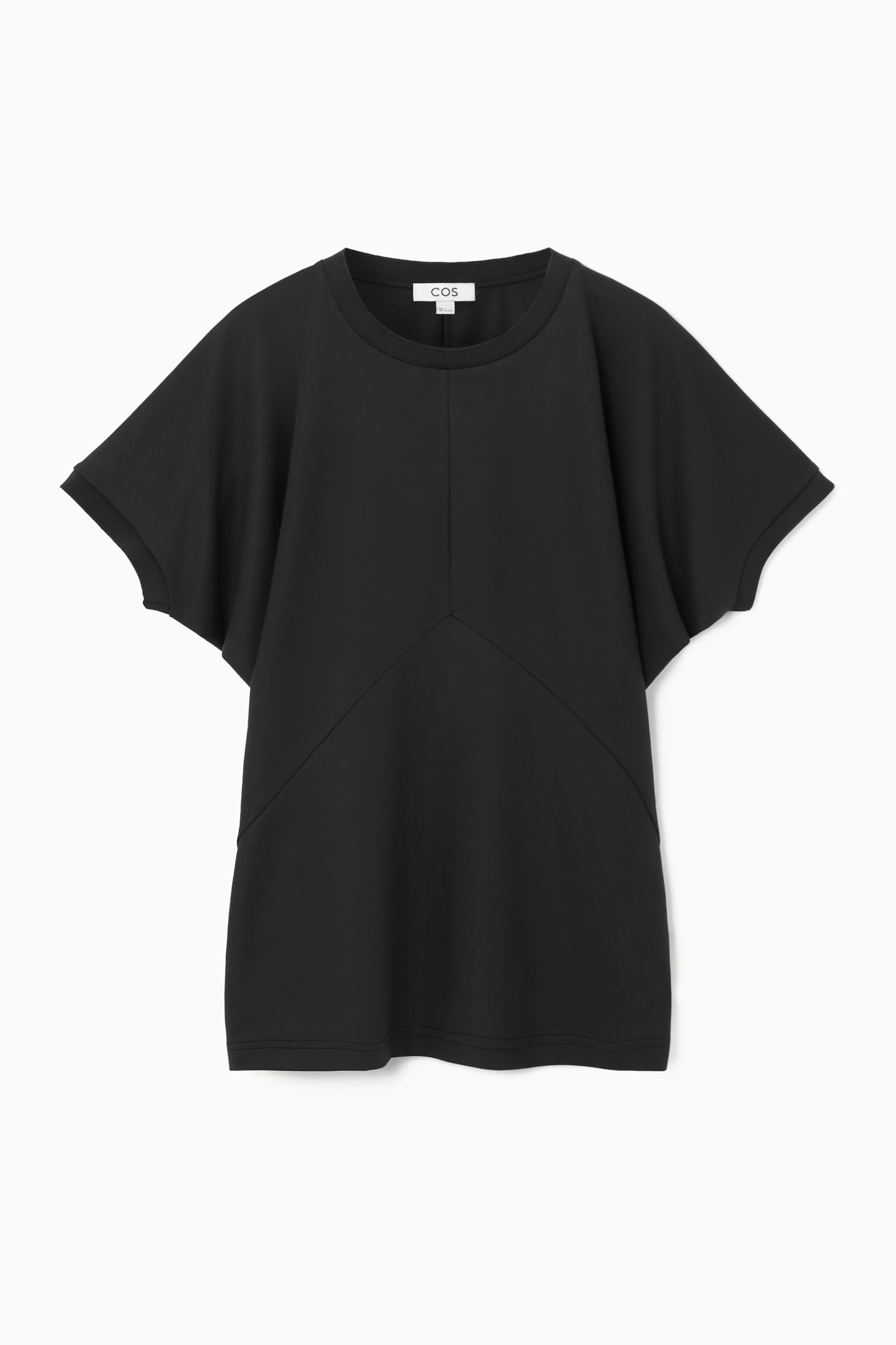 PANELLED BATWING T-SHIRT