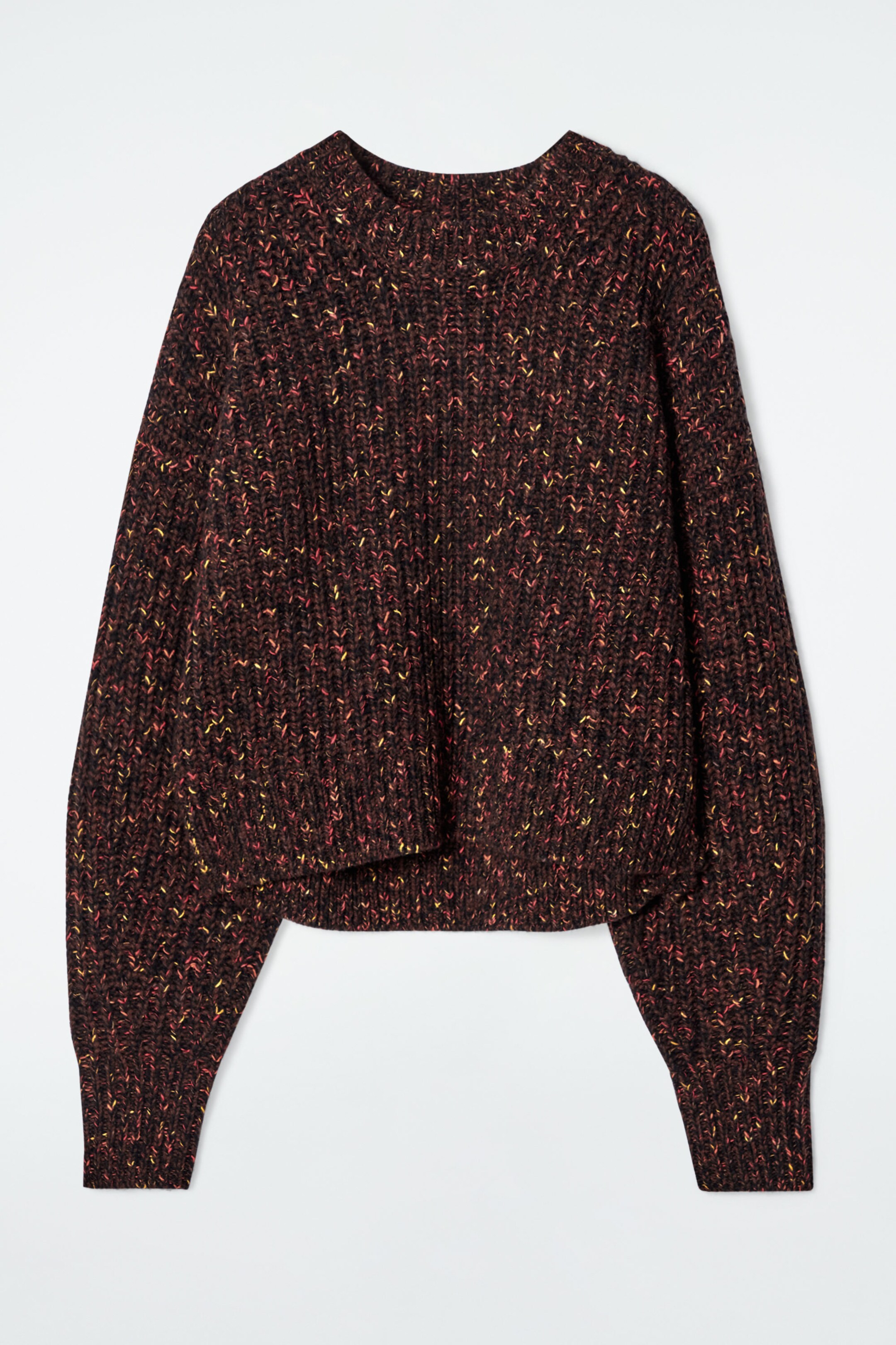 FLECKED MERINO WOOL JUMPER