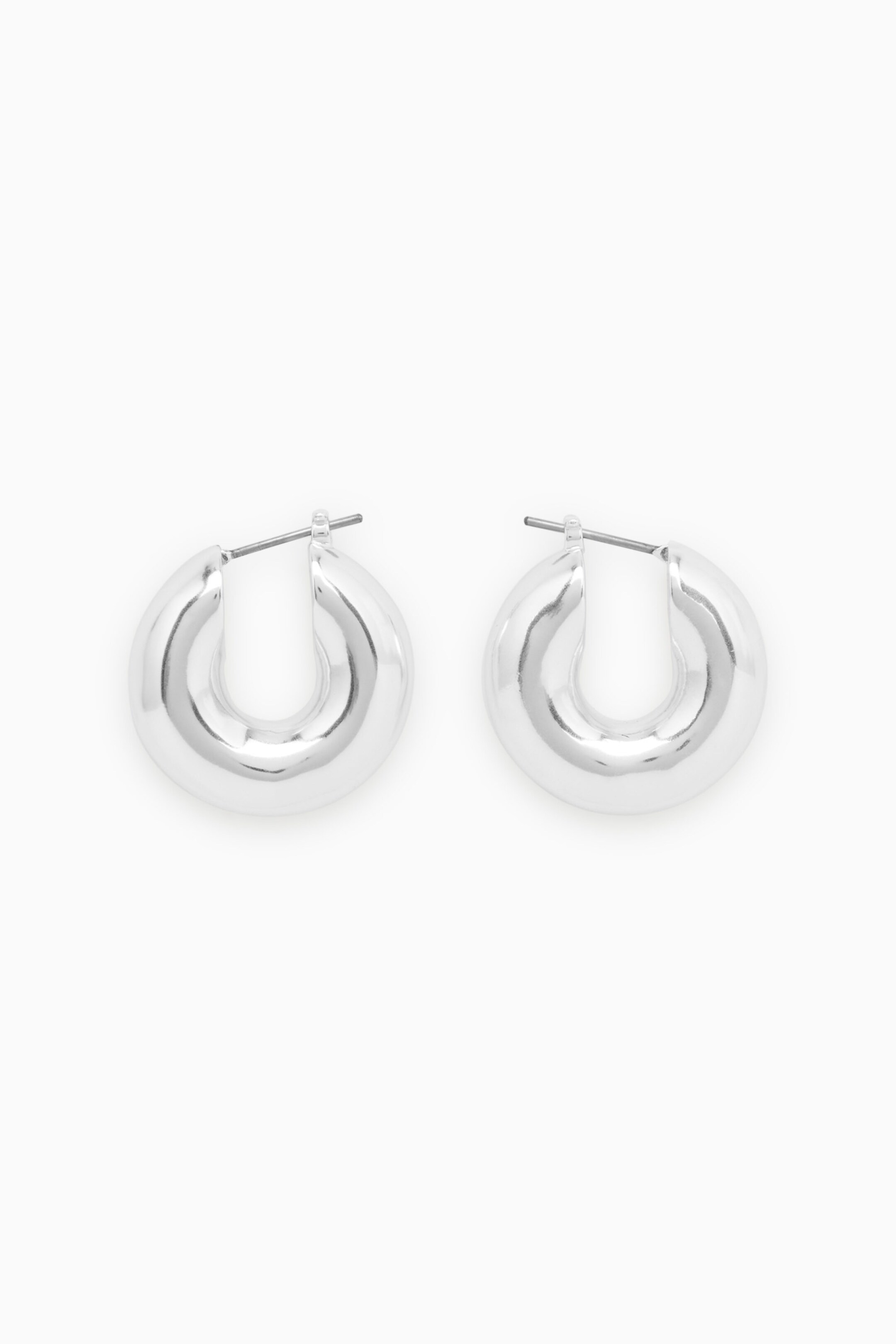 SMALL CHUNKY HOOP EARRINGS